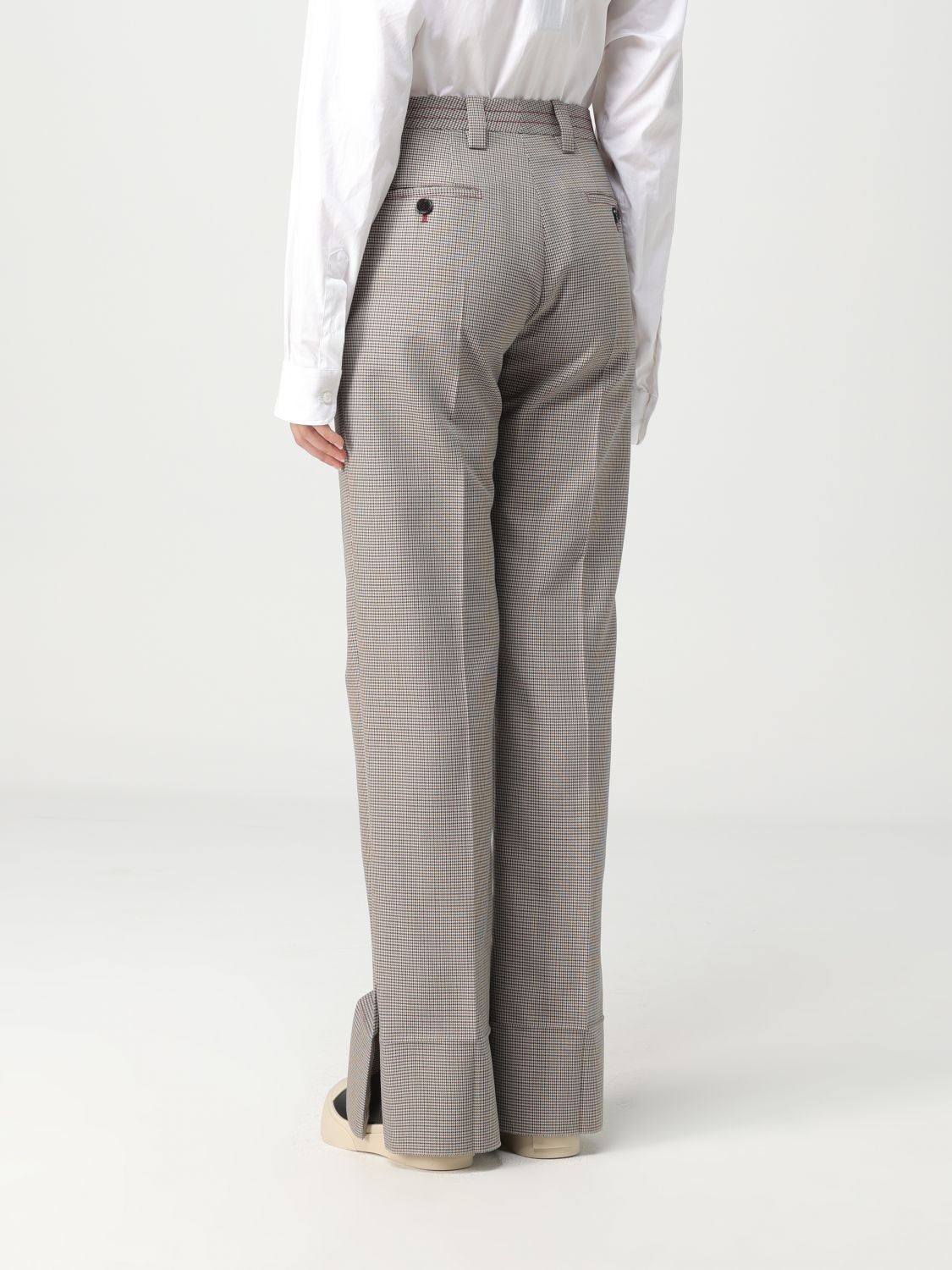 Marni Pants Woman Burgundy