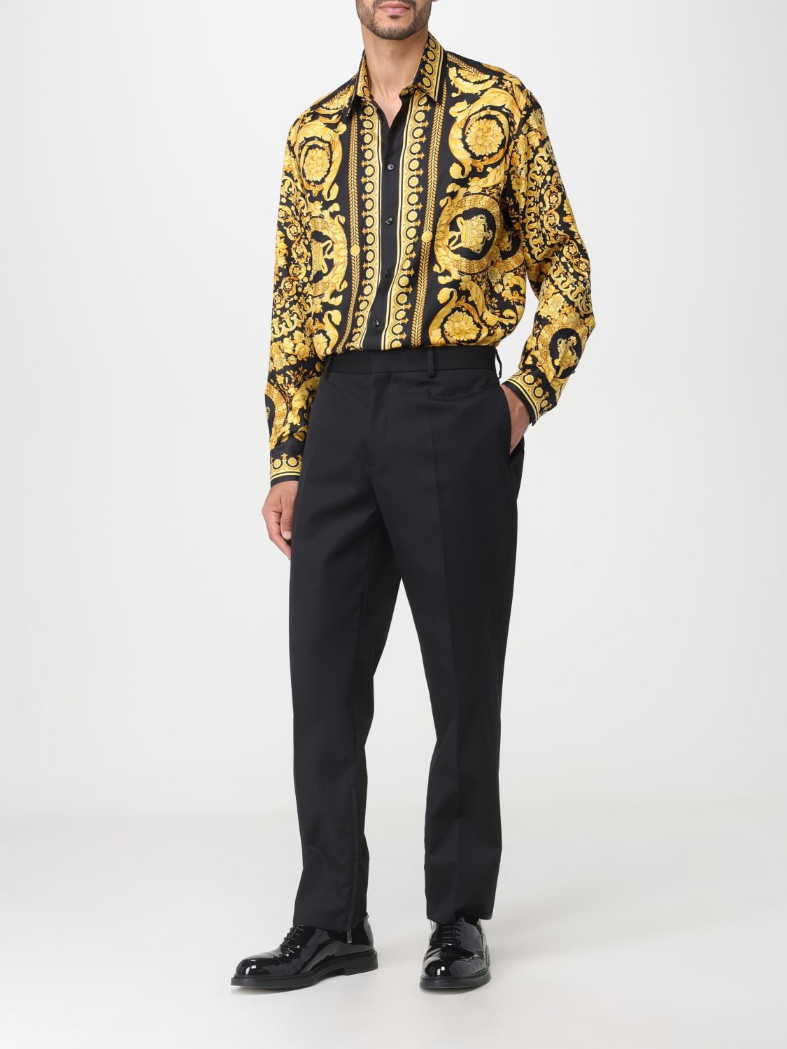 Versace Shirt Men Black