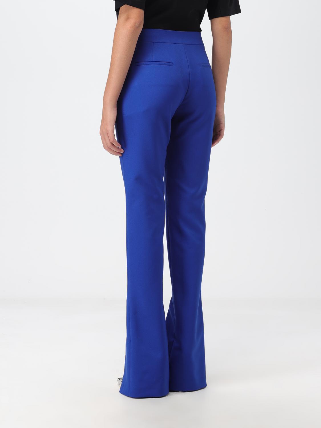 Off White Pants Woman Blue