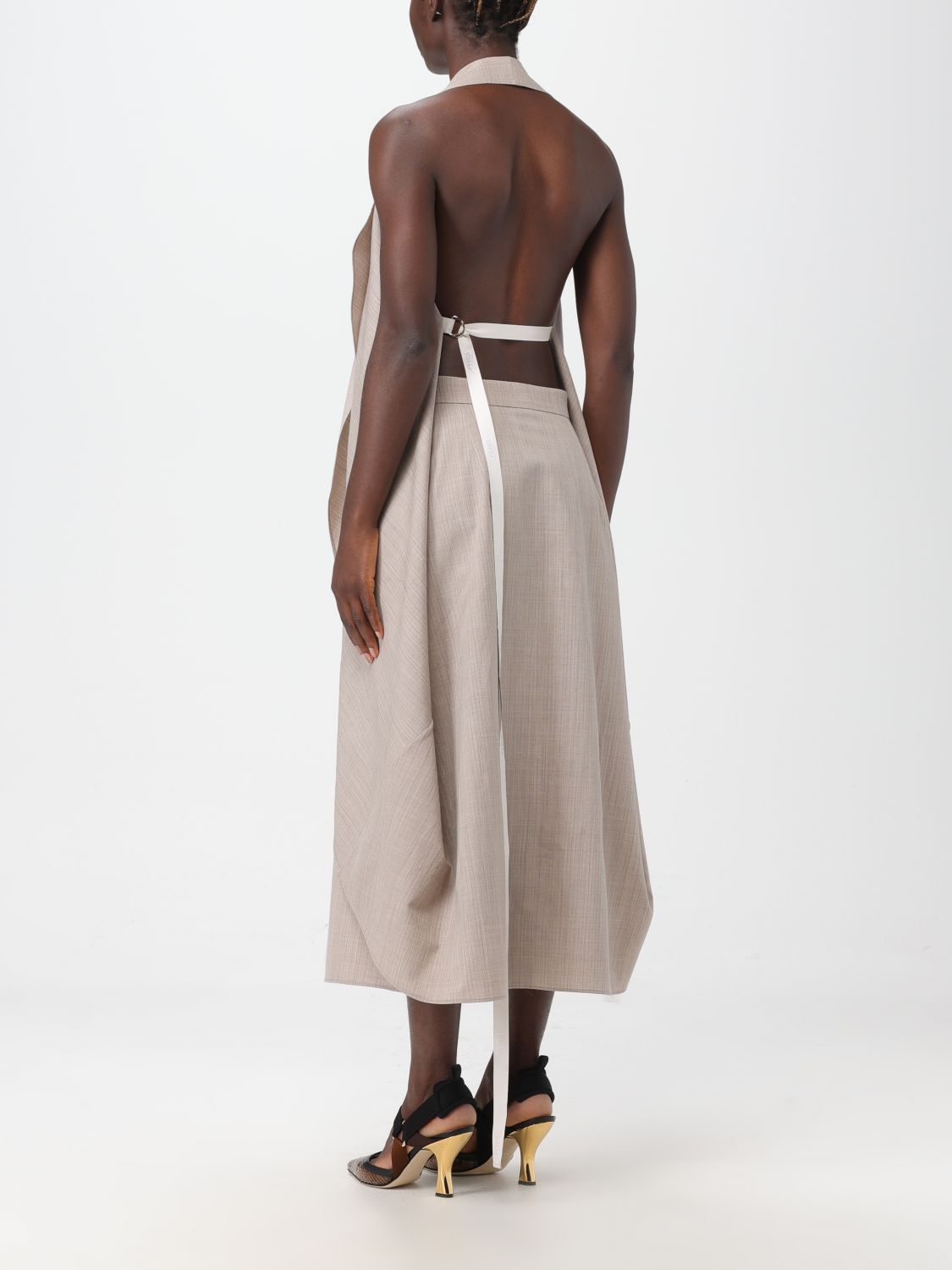 Fendi Dress Woman Beige
