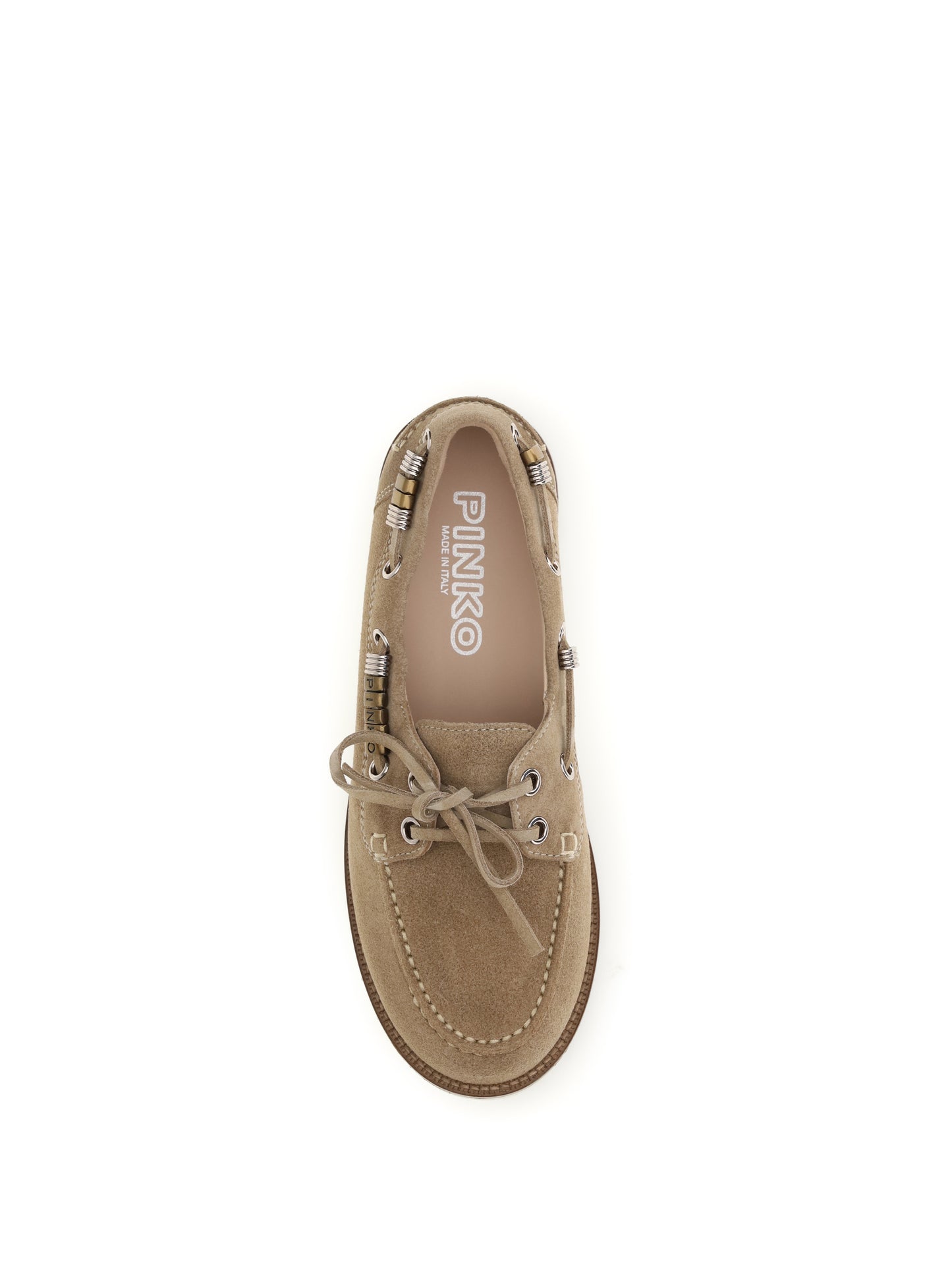 PINKO Suede Grace Loafers