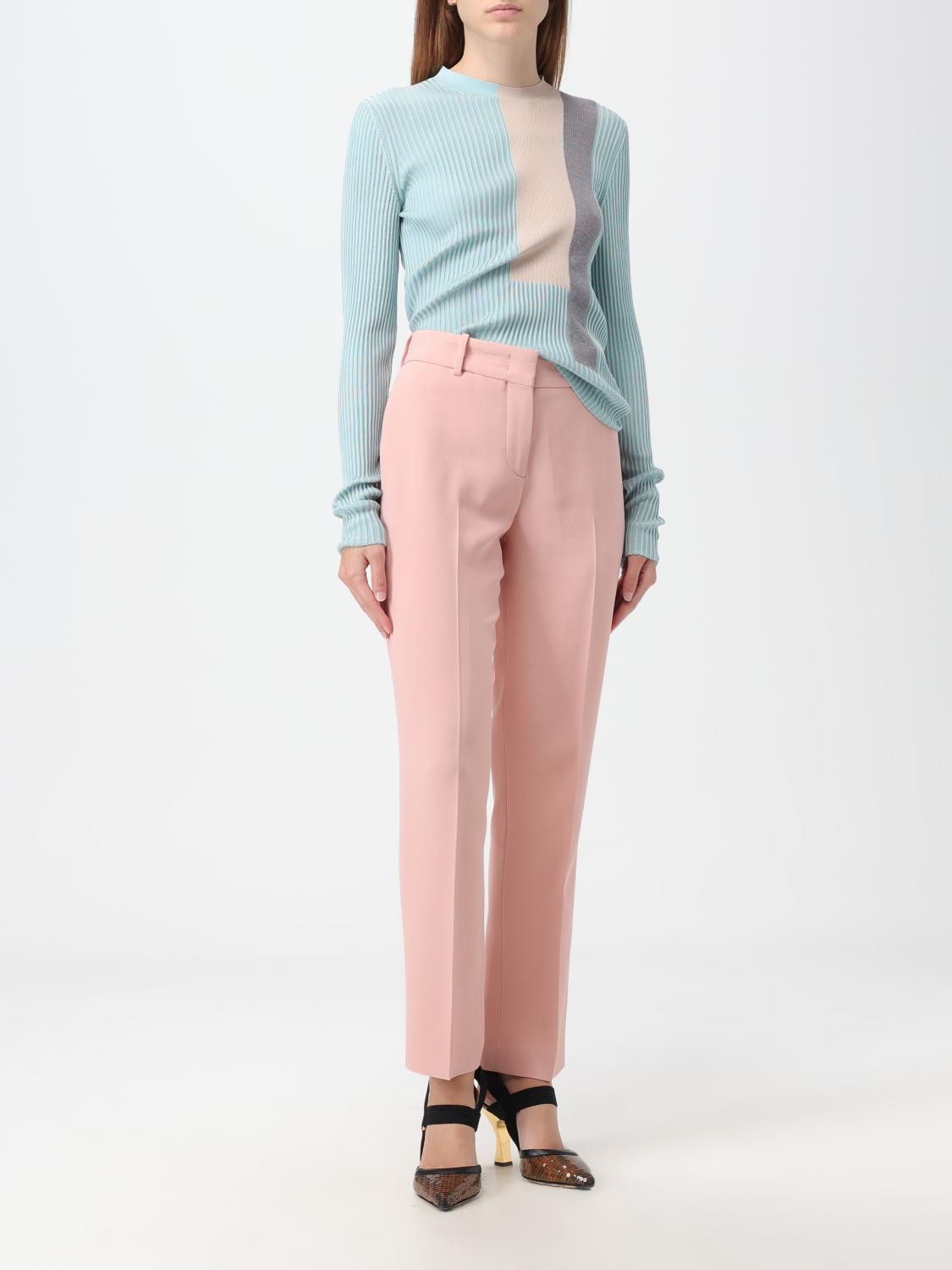 Fendi Sweater Woman Gnawed Blue