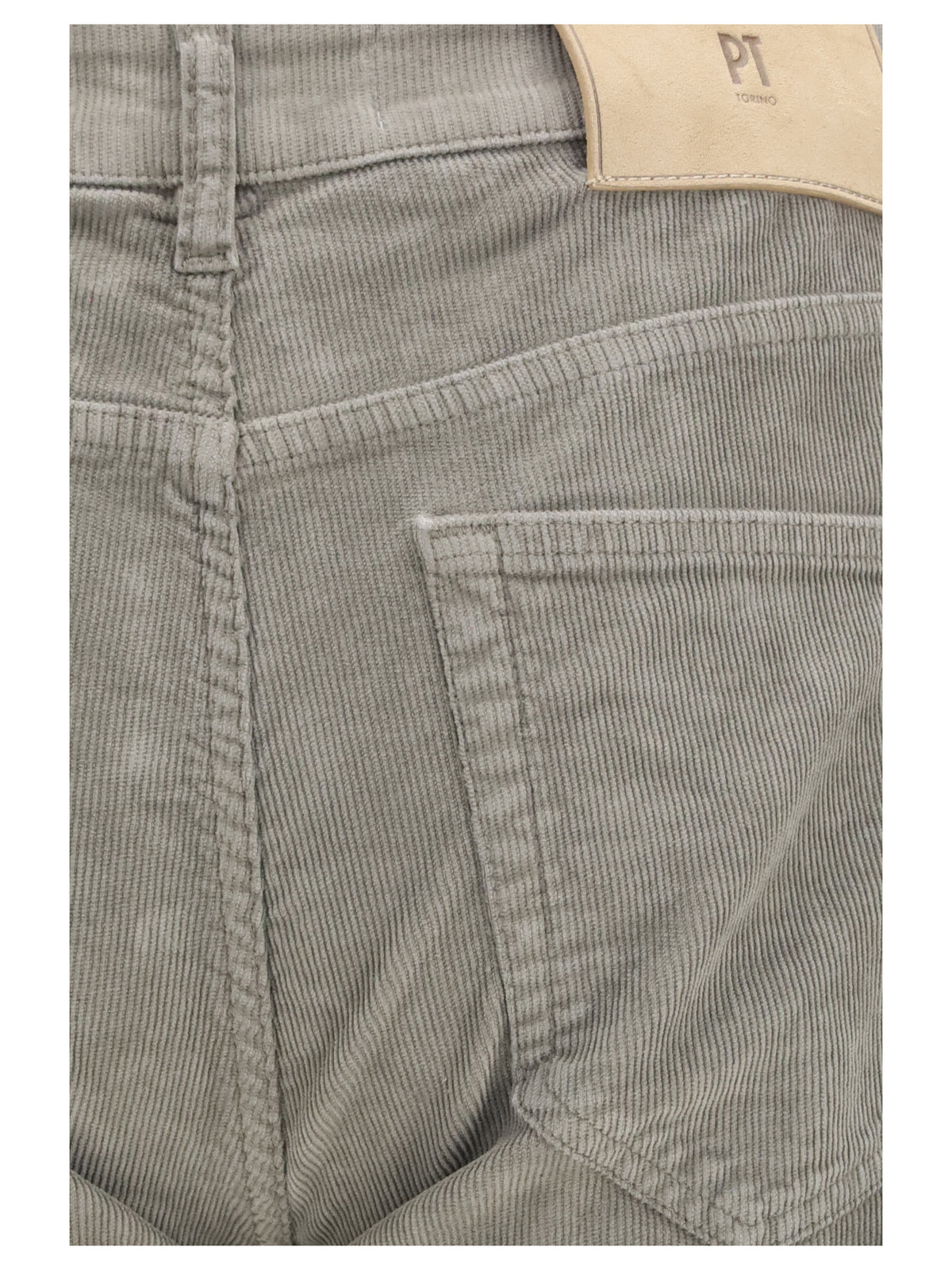 PT Torino Corduroy design Pants - Tortora Pigmento