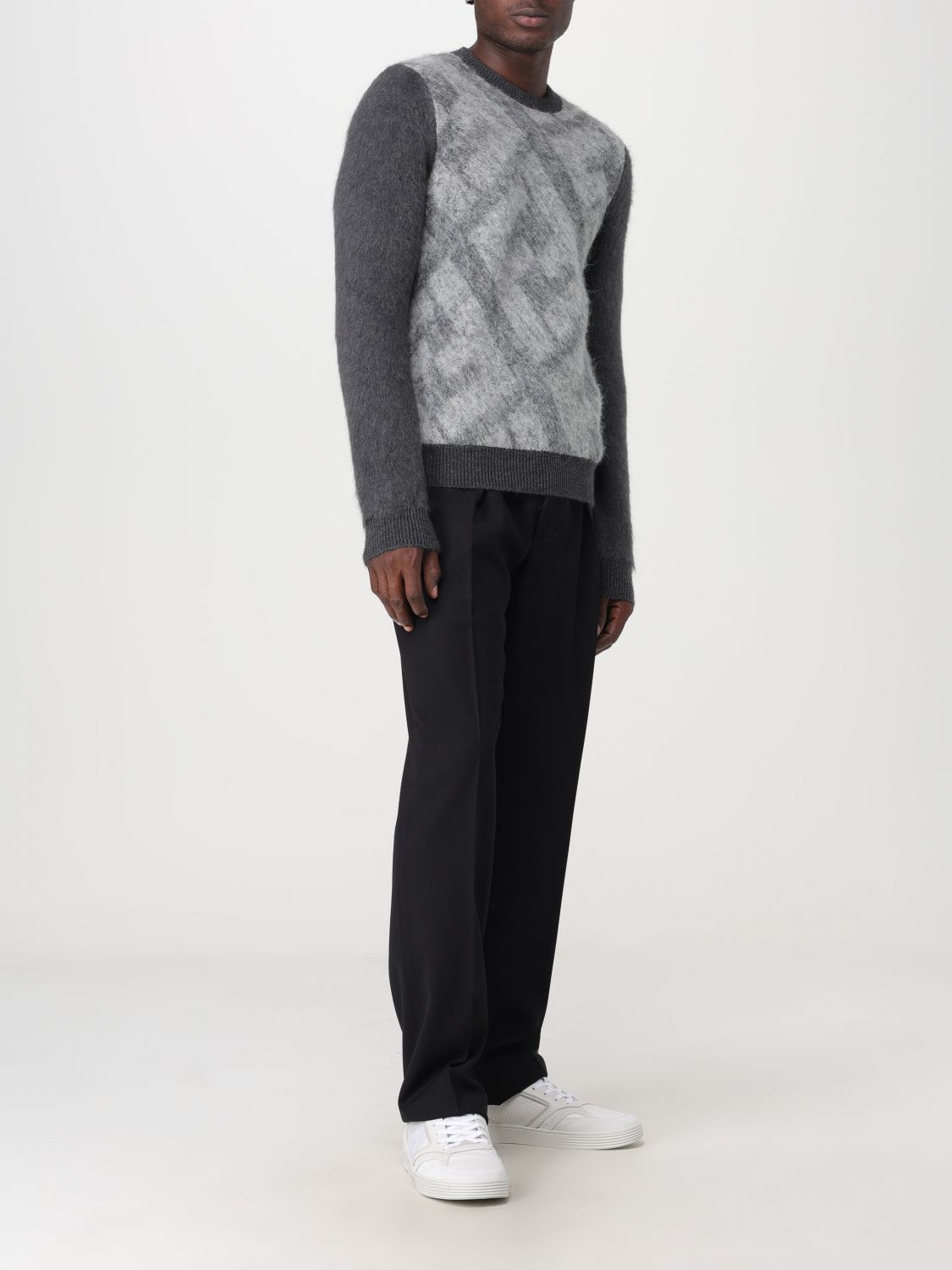 Fendi Sweater Men Grey