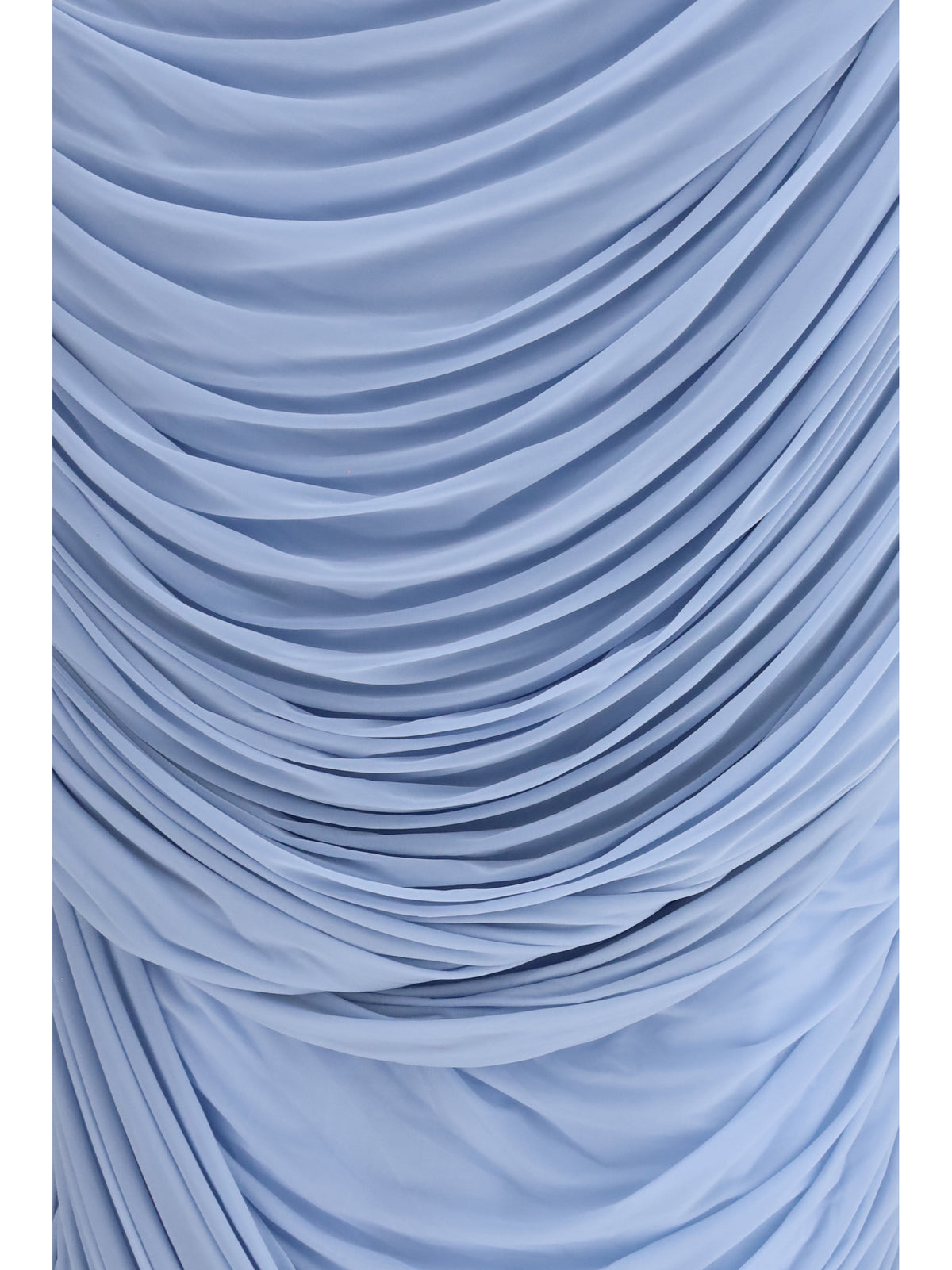Magda Butrym Draped midi Skirt - Light Blue