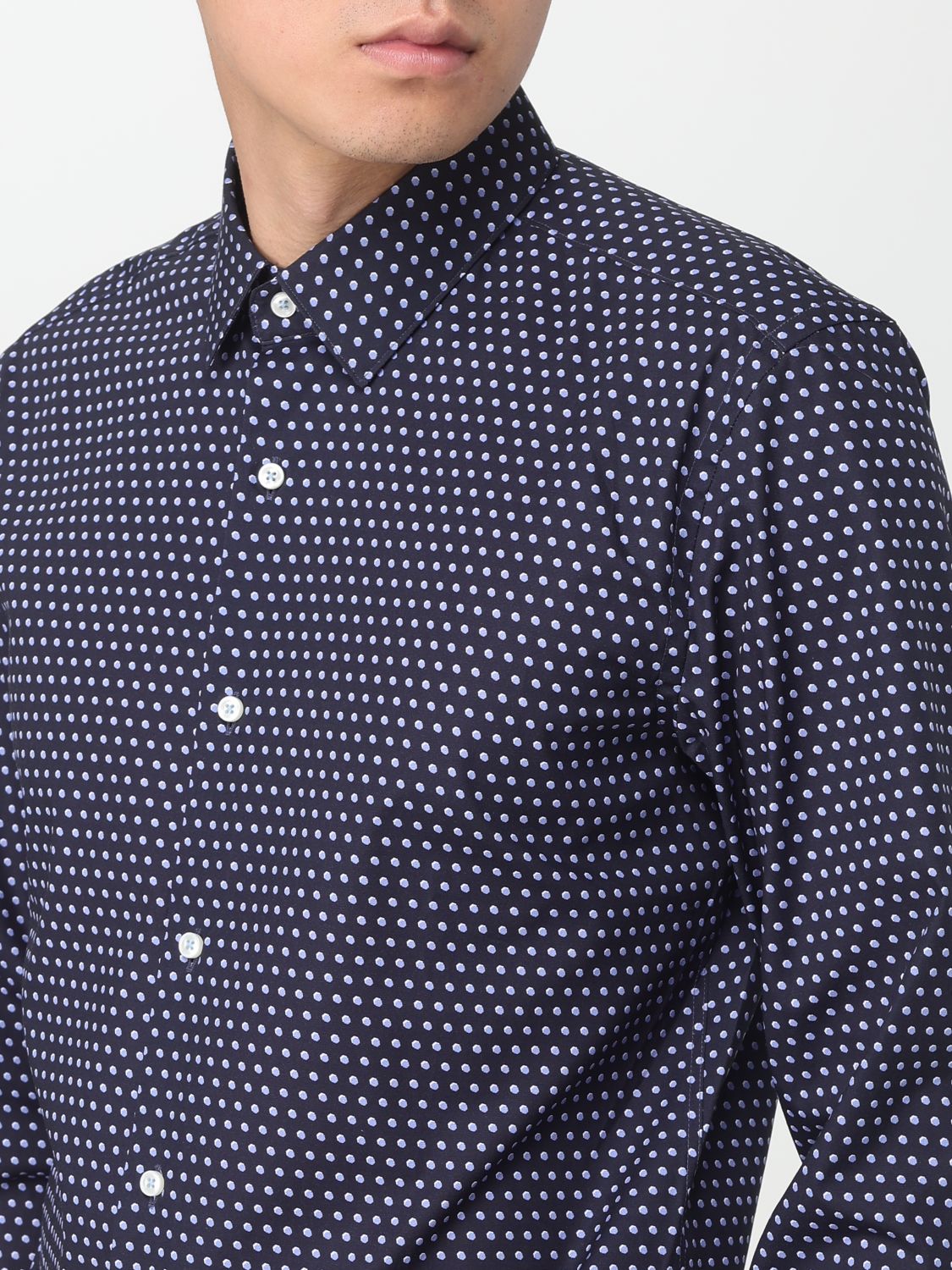 Boss Shirt Men Blue