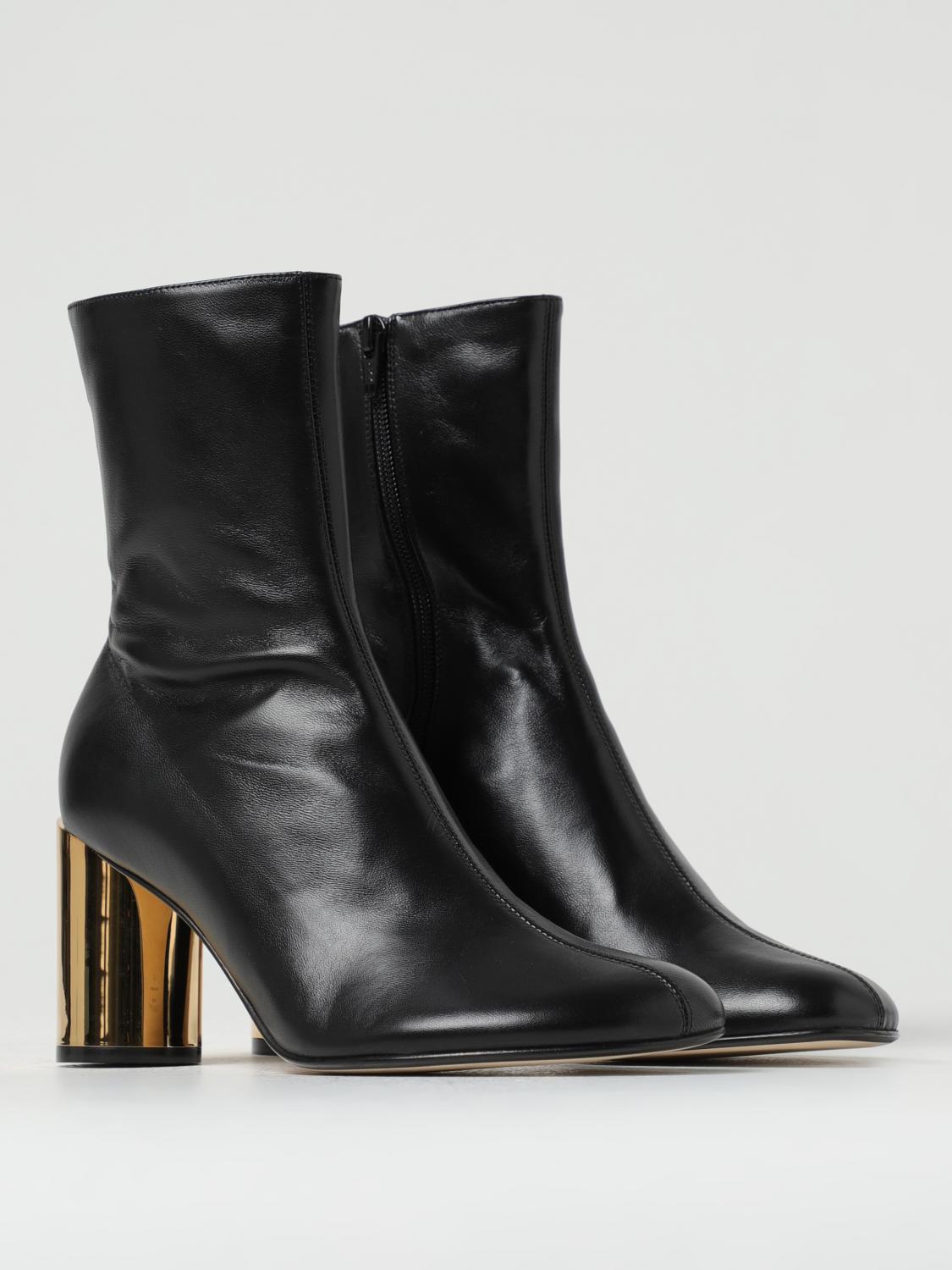 Lanvin Flat Ankle Boots Woman Black