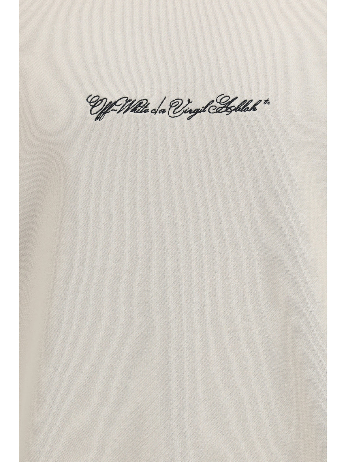 Off-White Script Arrow crewneck Sweatshirt - Pumice Stone