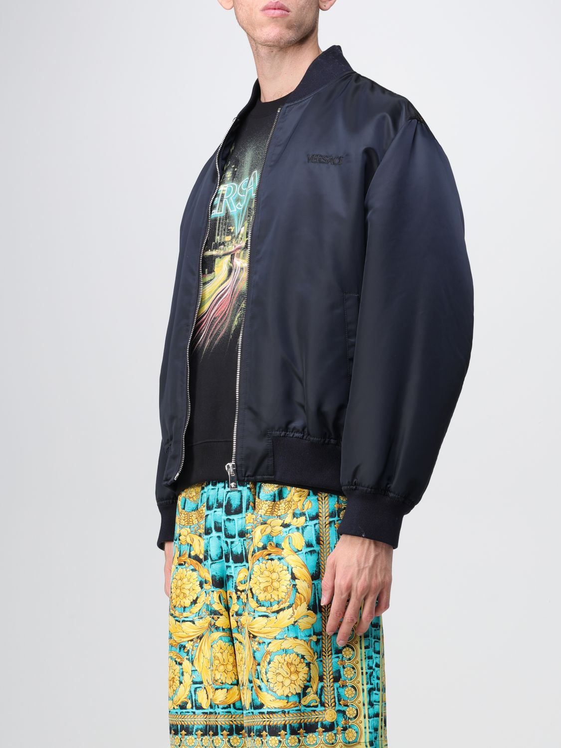 Versace Jacket Men Multicolor