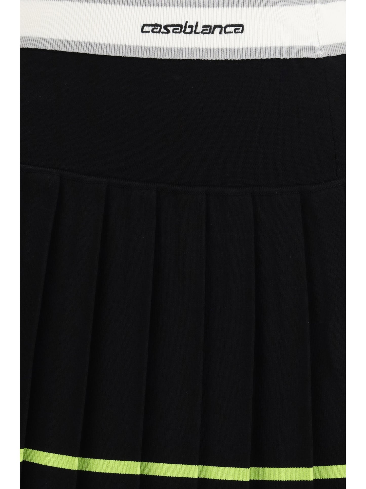 CASABLANCA Striped pleated Skirt