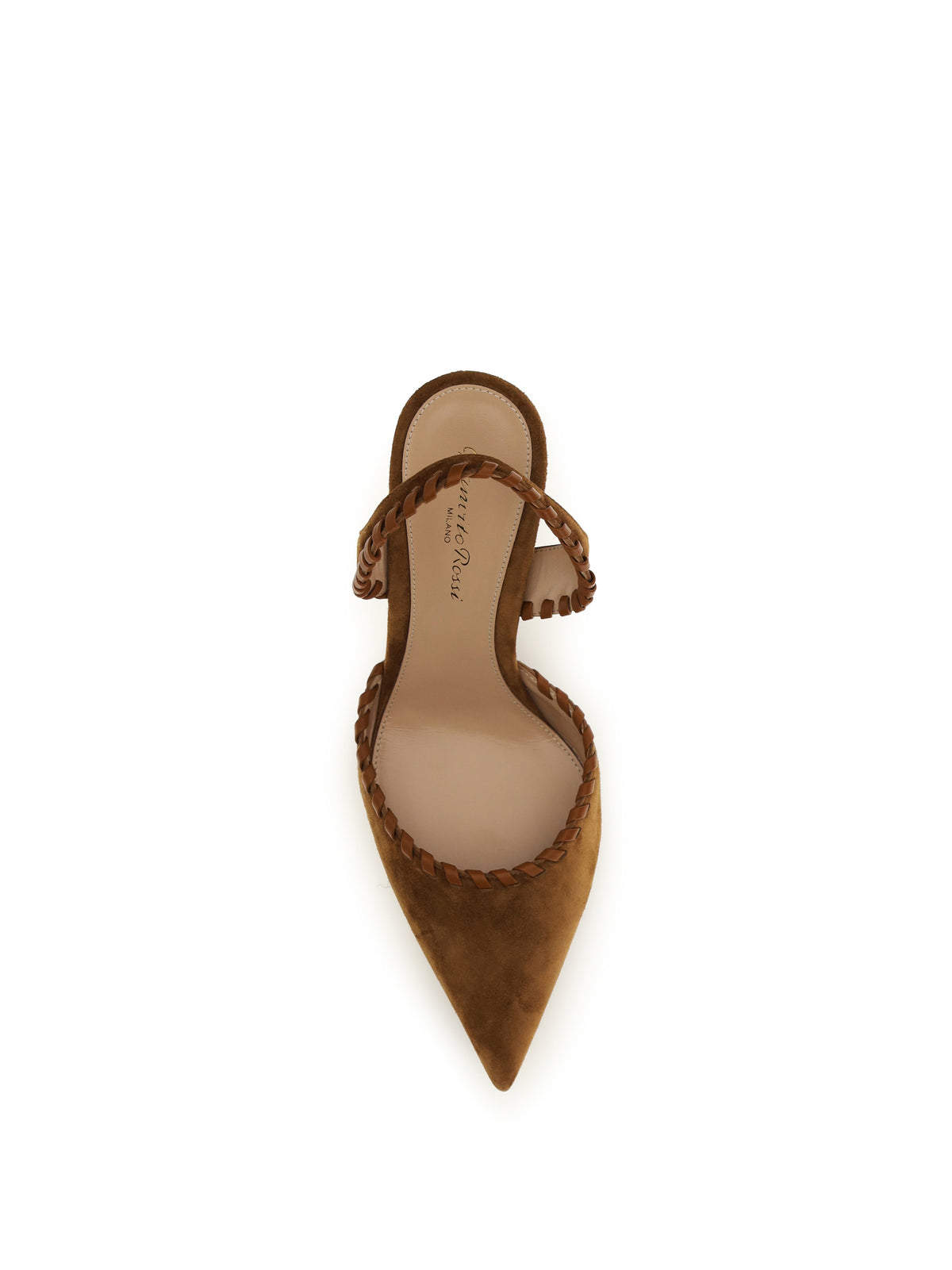 Gianvito Rossi Suede Pumps - Luggage+Sedona