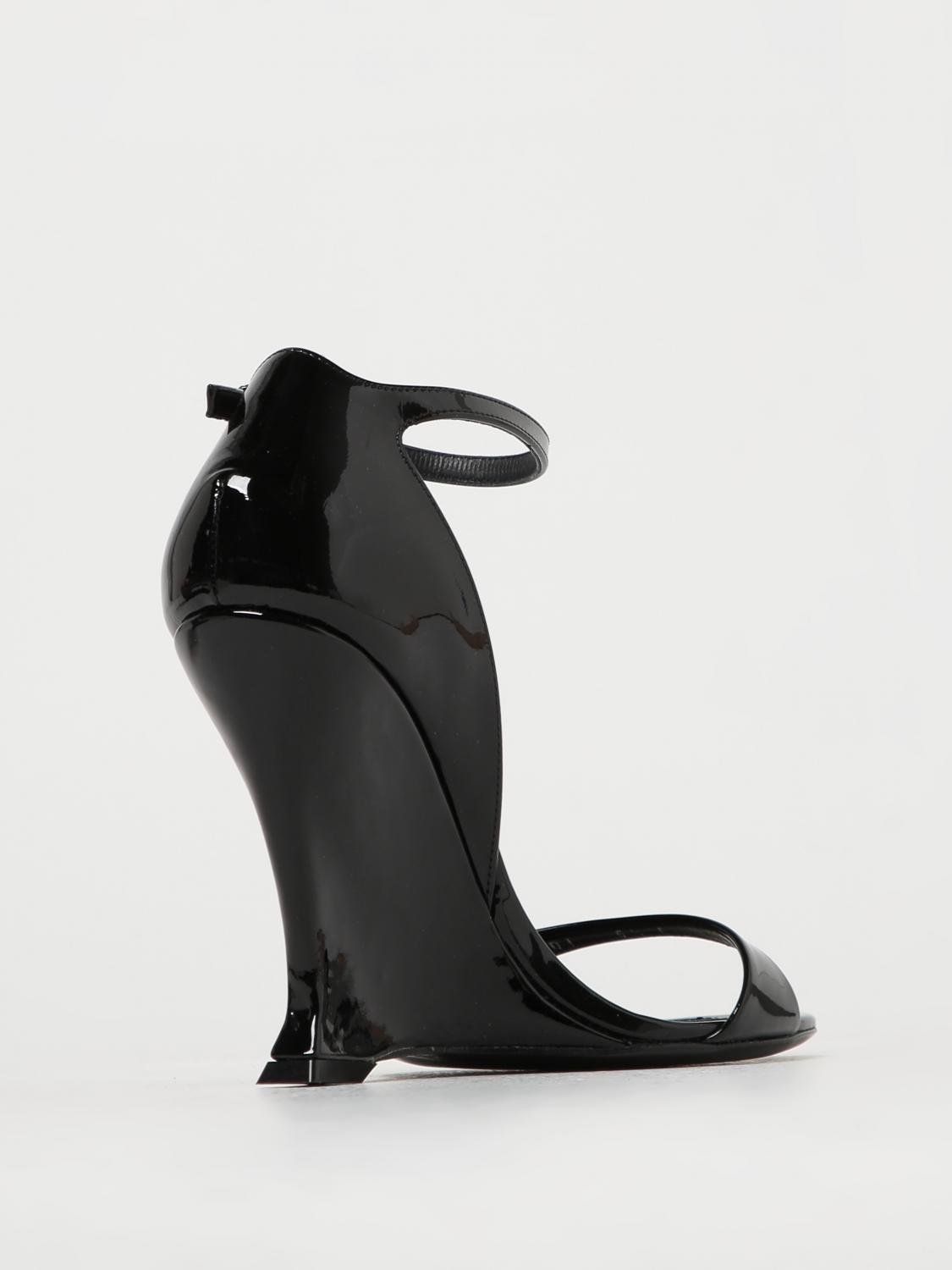 Ferragamo Wedge Shoes Woman Black