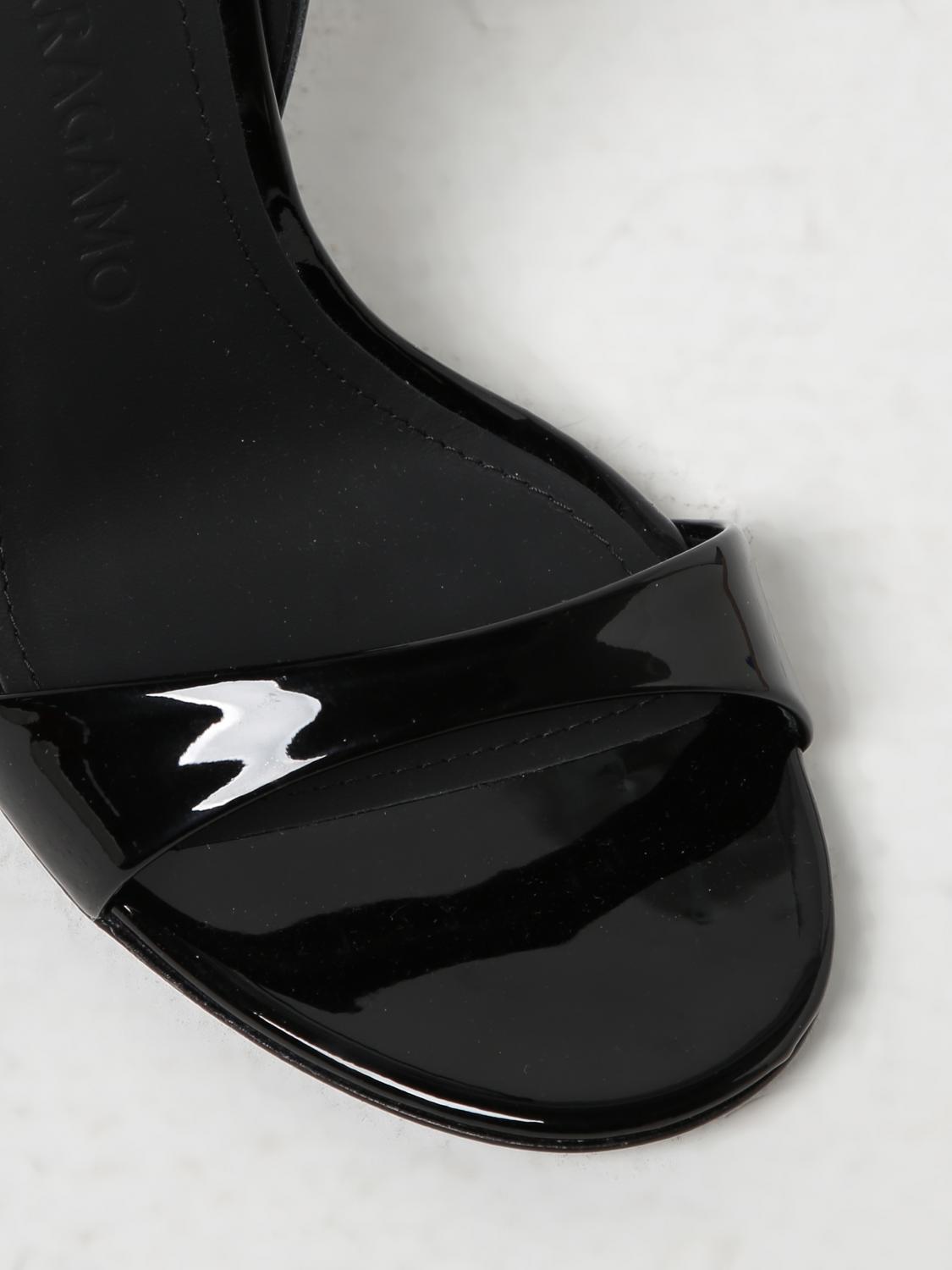 Ferragamo Wedge Shoes Woman Black