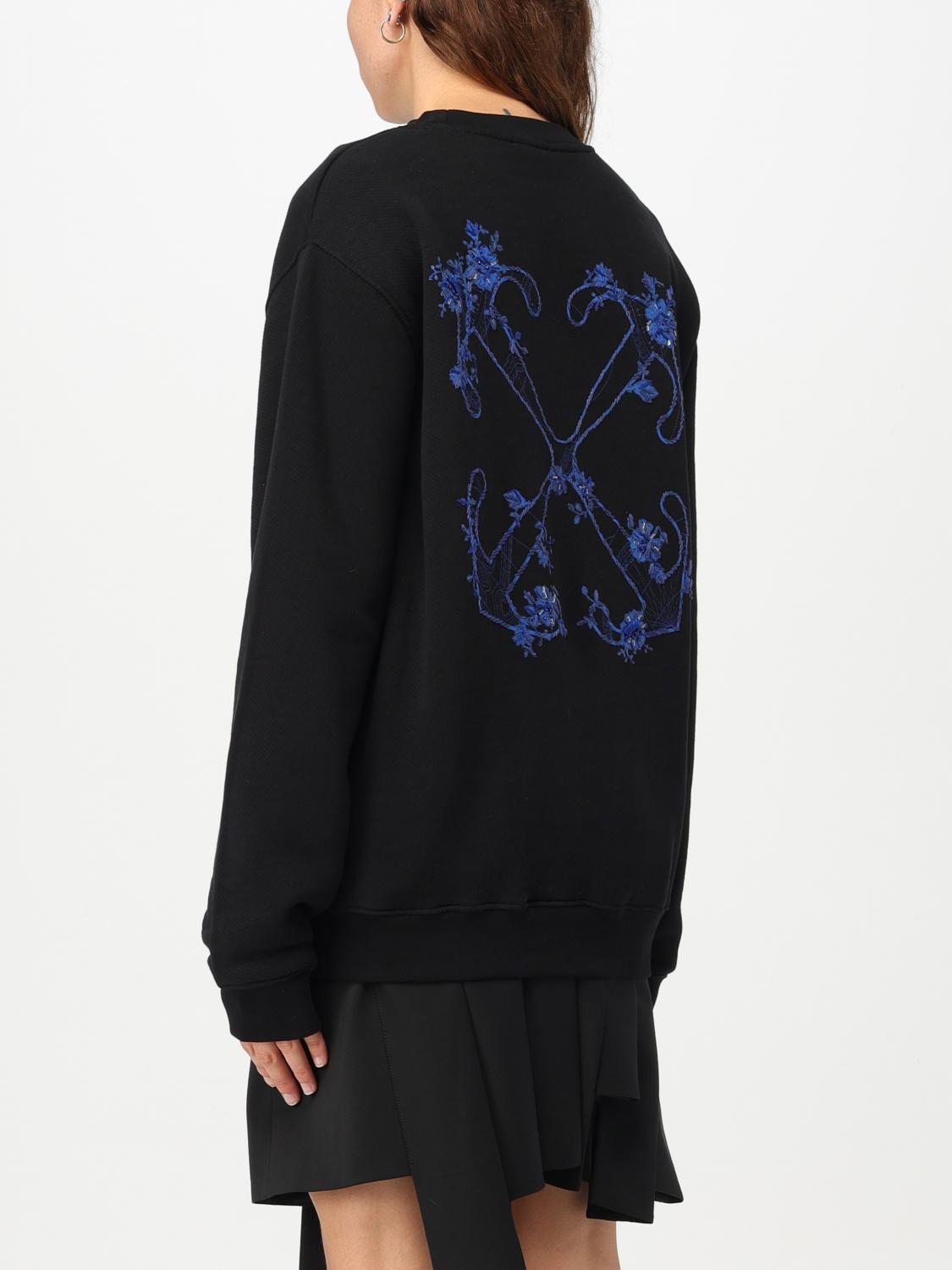 Off White Sweatshirt Woman Black