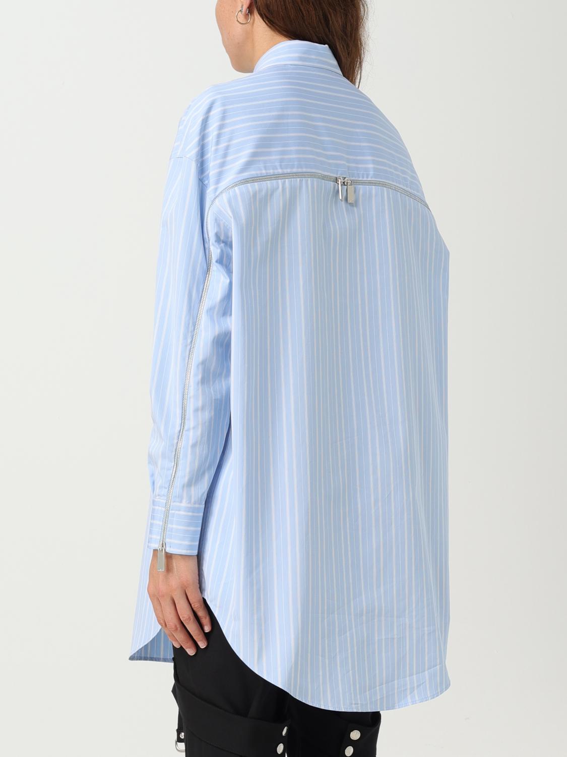 Off White Shirt Woman Striped