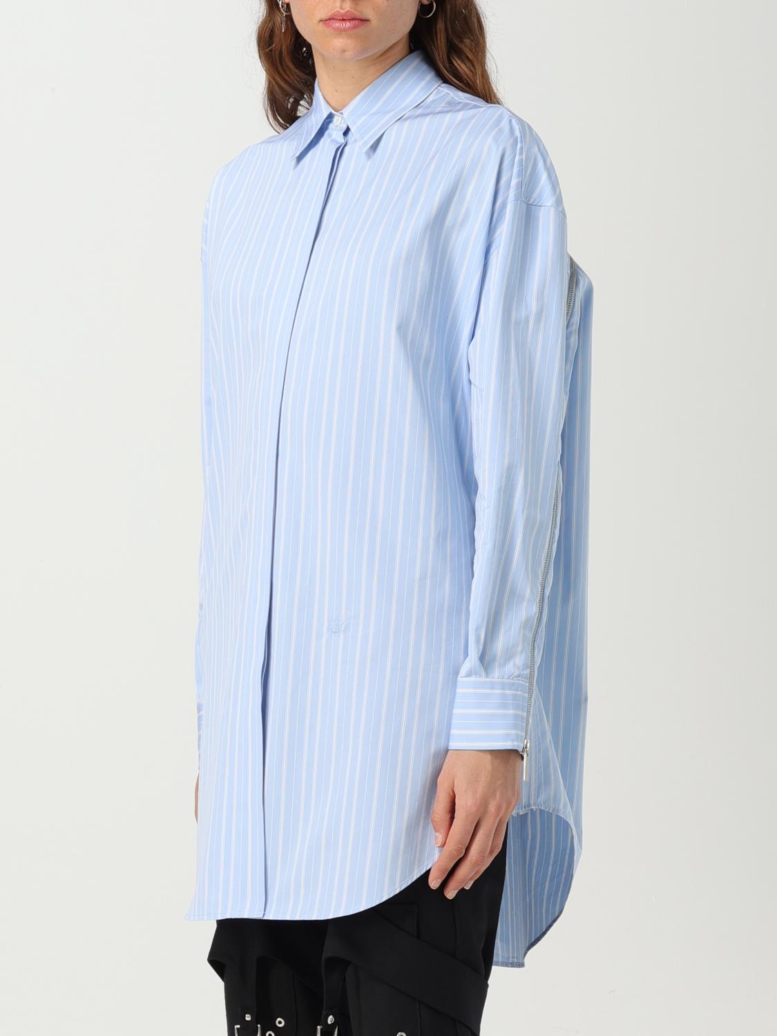 Off White Shirt Woman Striped
