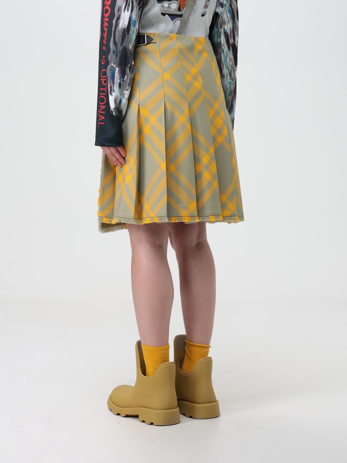 Burberry Skirt Woman Yellow