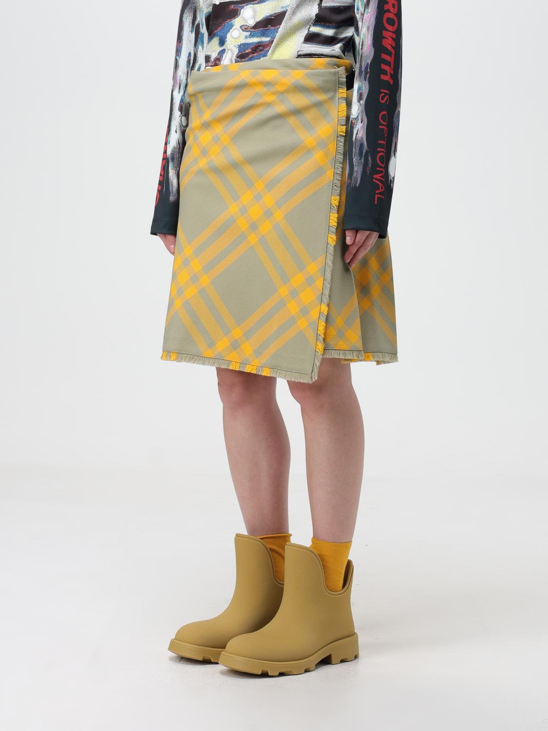 Burberry Skirt Woman Yellow
