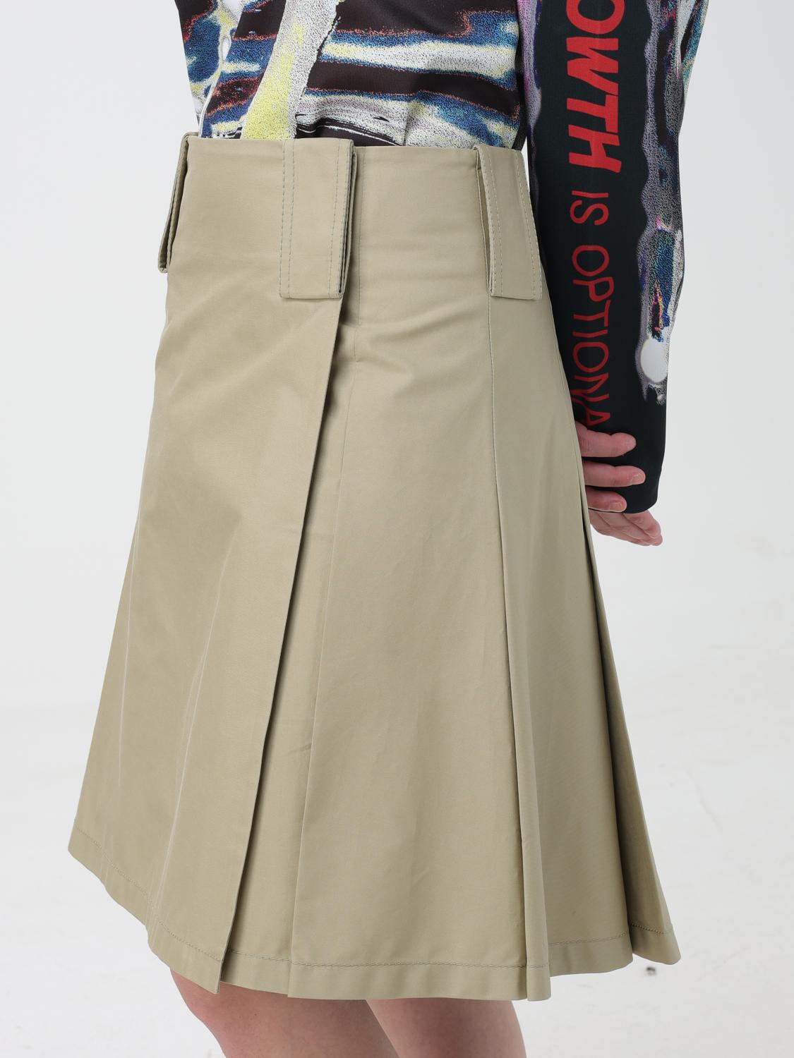 Burberry Skirt Woman Beige