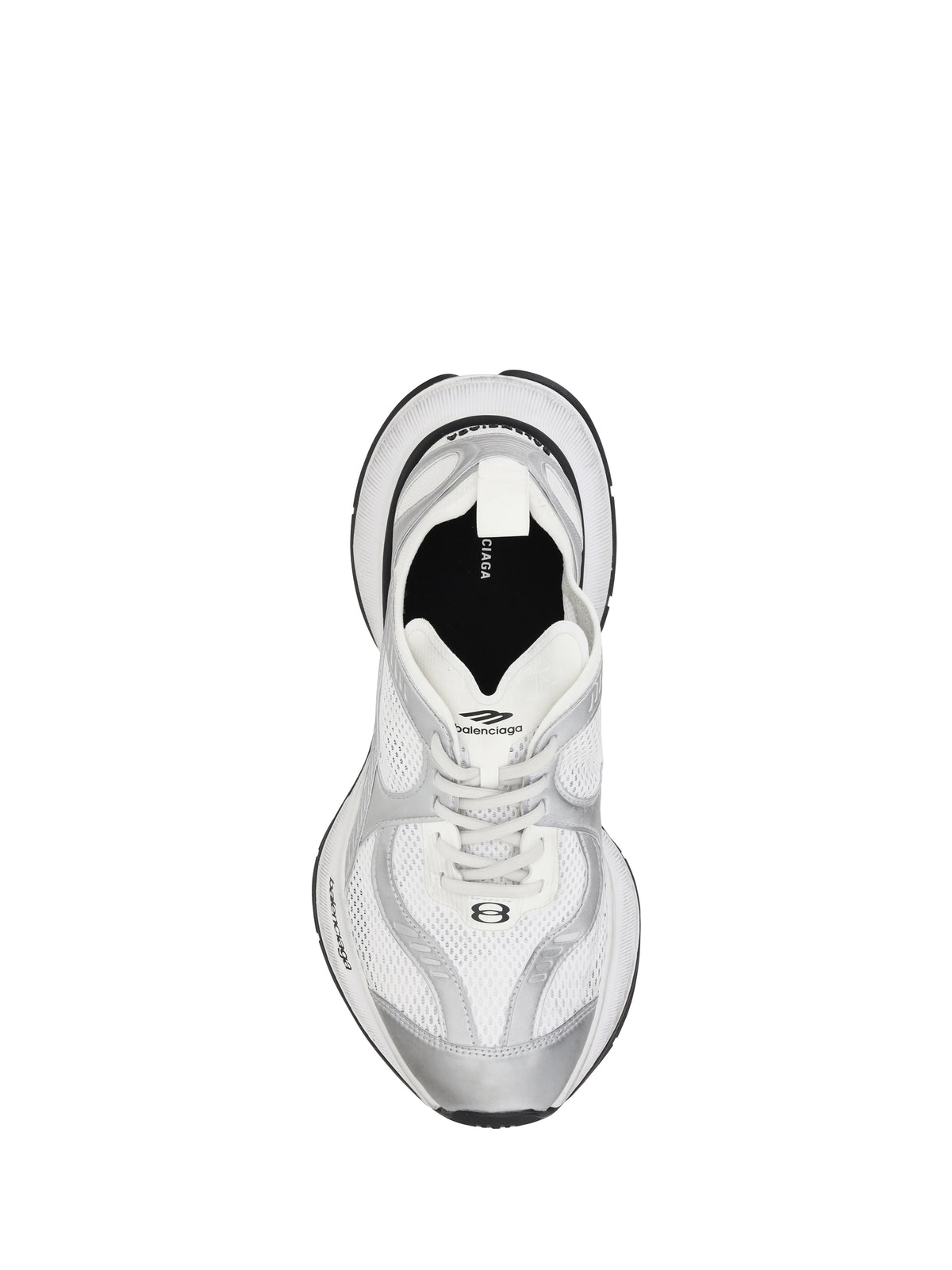 Balenciaga Circuit Sneakers - White/Silver