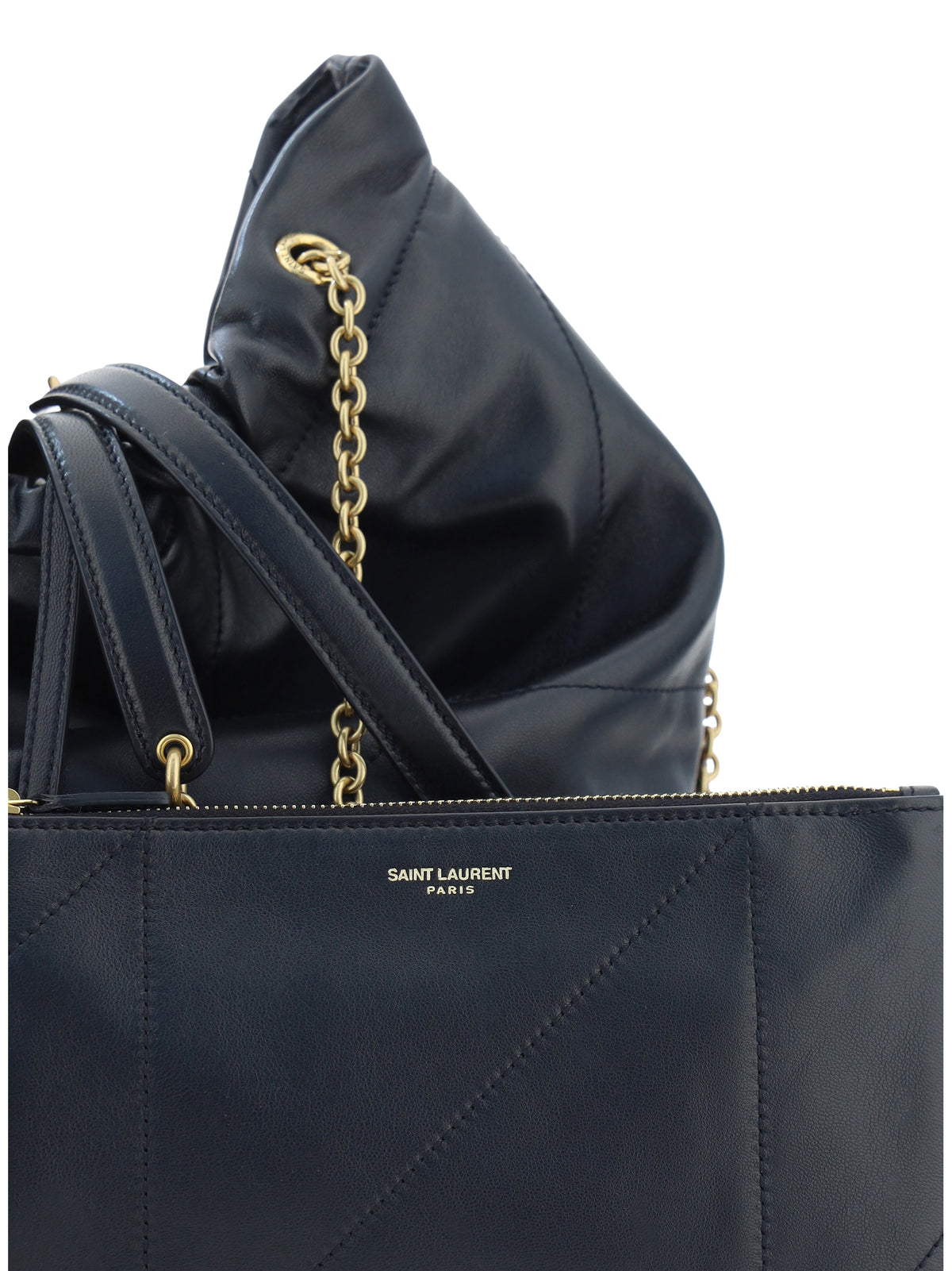 Saint Laurent Pochon Bucket Bag - Black