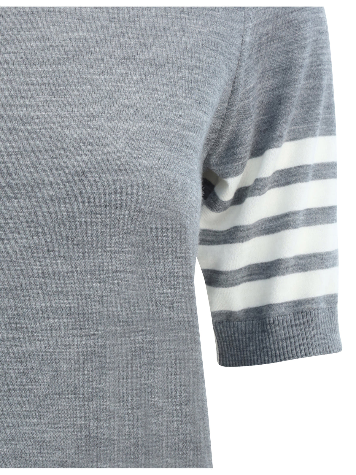 Thom Browne Turtleneck Sweater - Lt Grey
