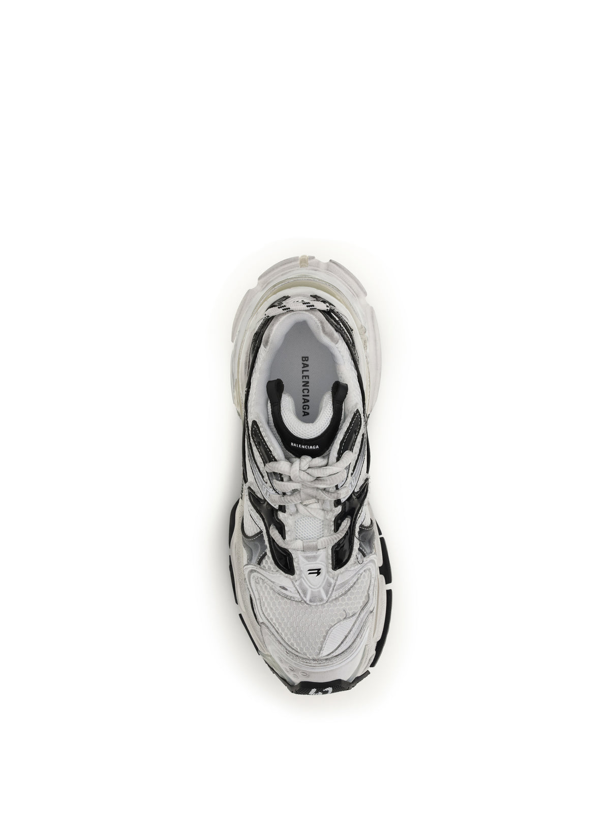 Balenciaga Runner 2 Sneakers - White / Black
