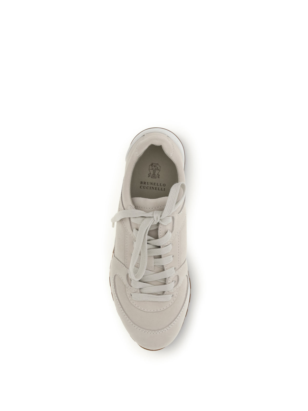 Brunello Cucinelli Suede Sneakers - Ivory