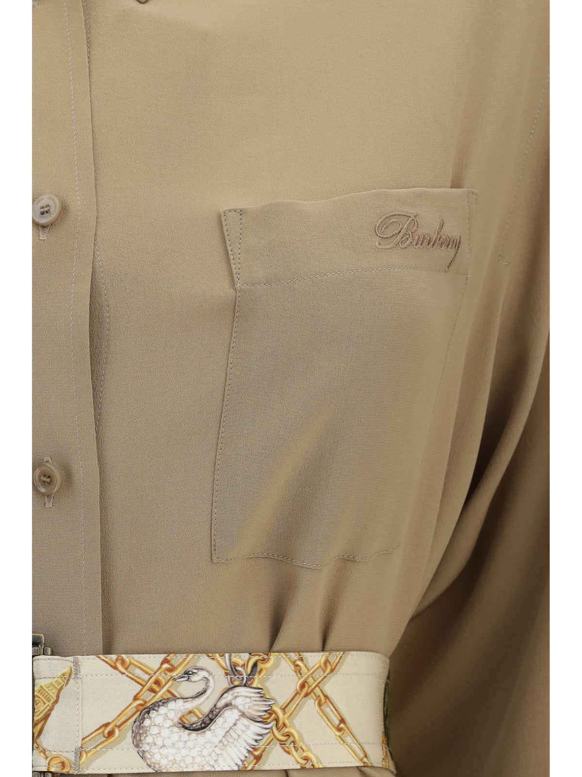 Burberry Silk crêpe de chine shirt Dress - Puddle