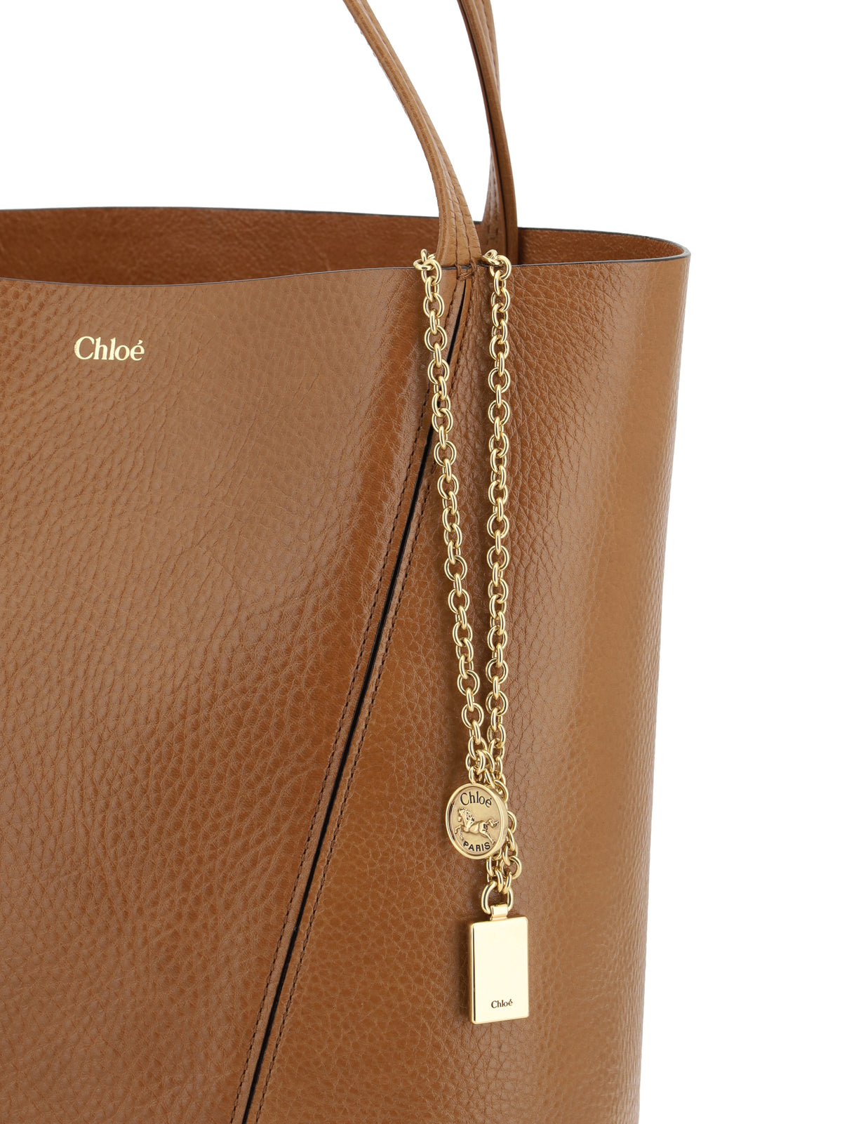 Chloé Spin Shoulder Bag - Clay Brown