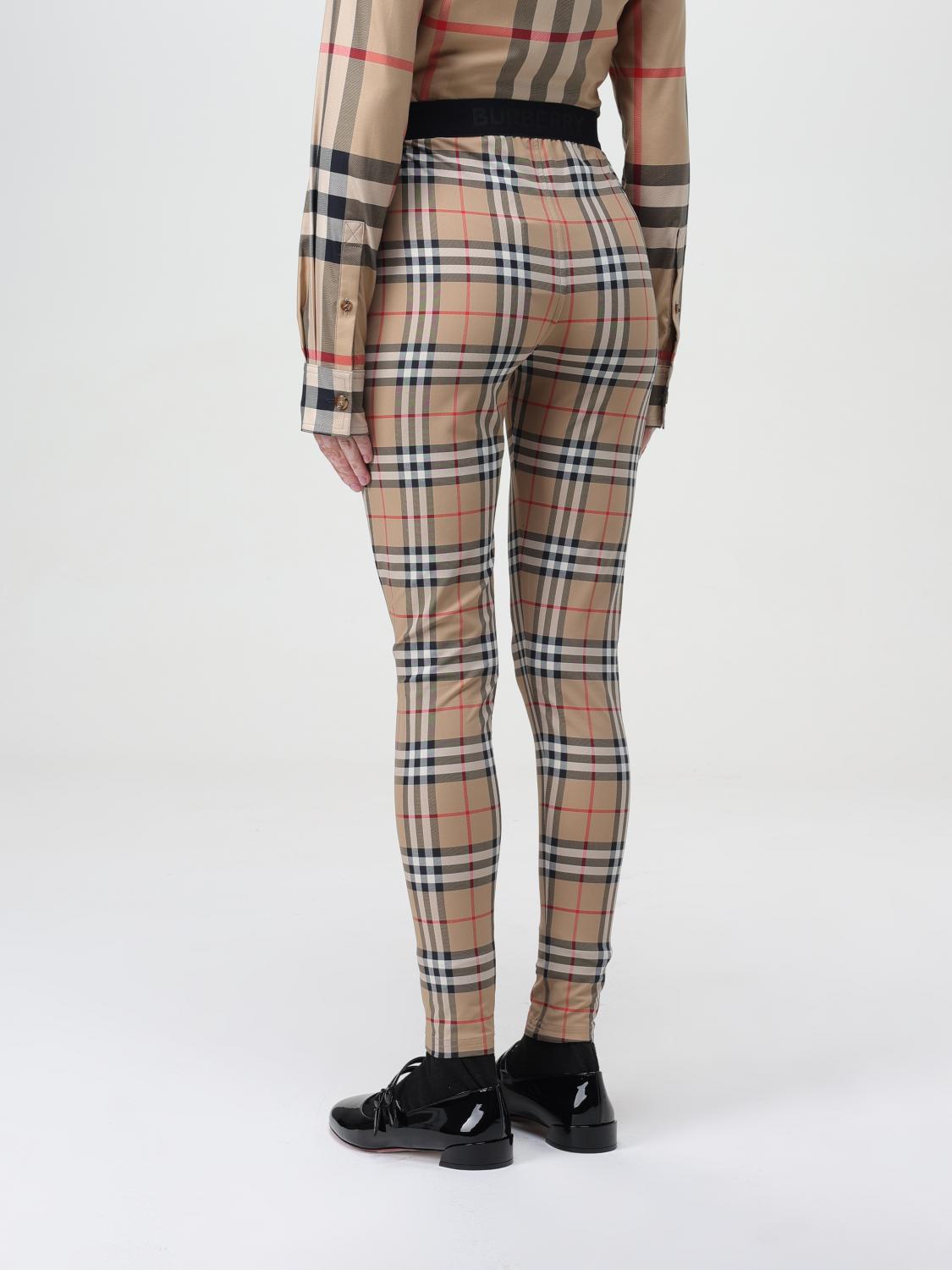 Burberry Pants Woman Beige