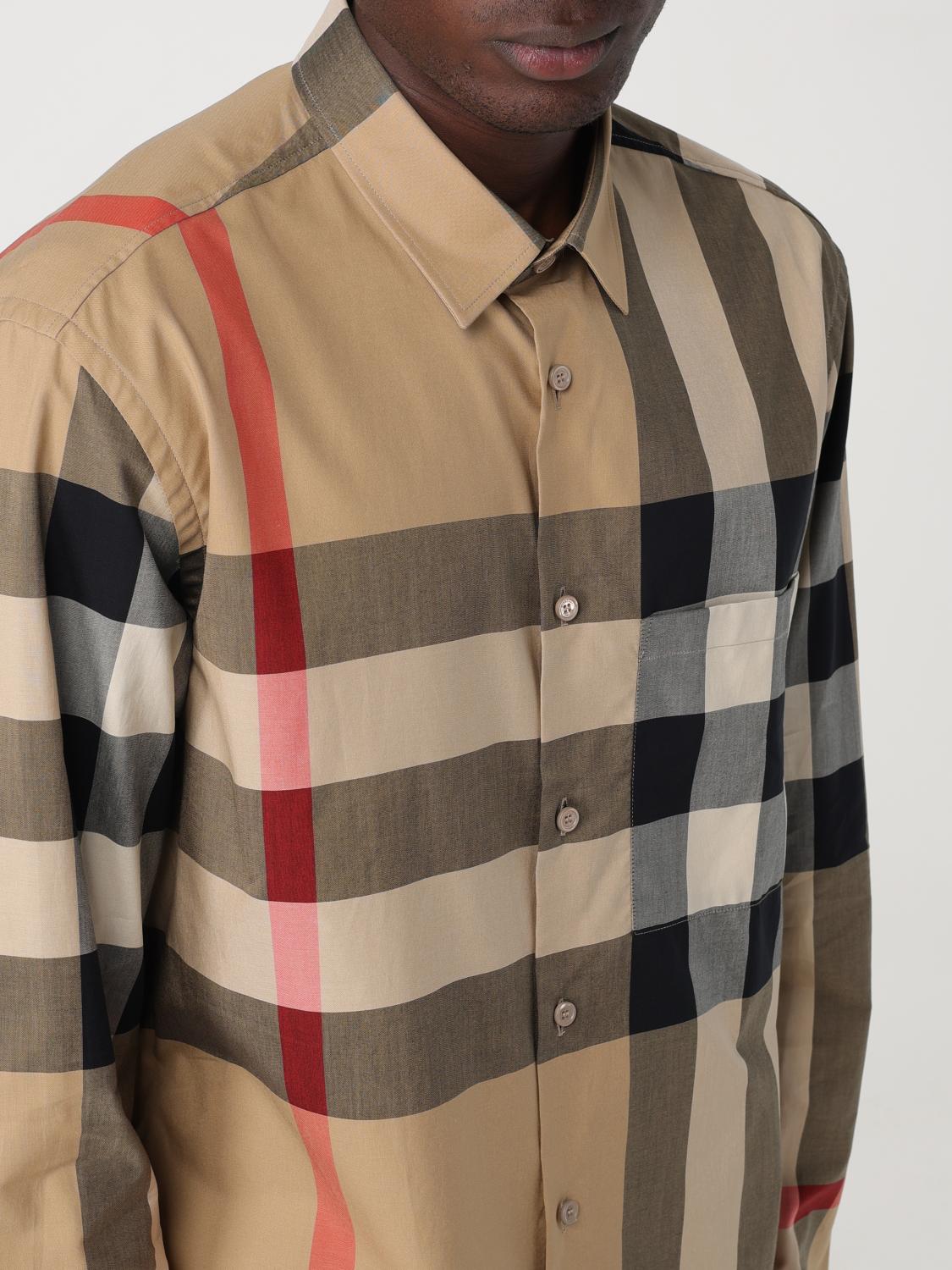 Burberry Shirt Men Beige