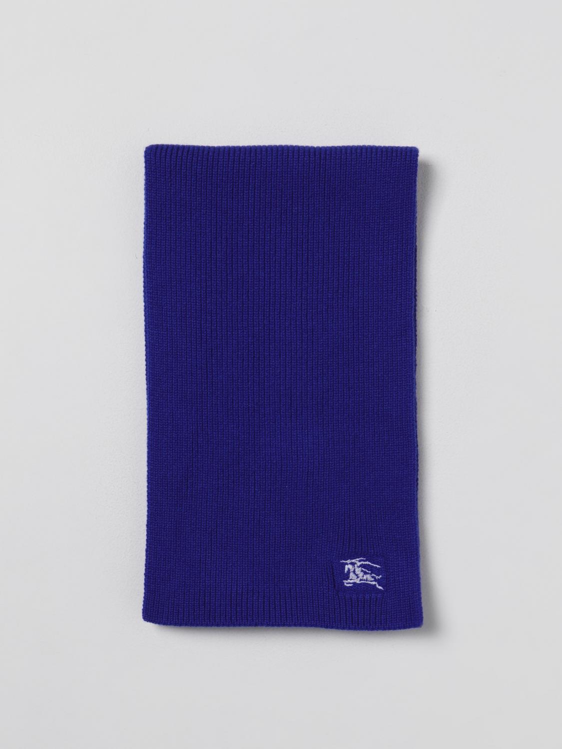 Burberry Scarf Woman Royal Blue