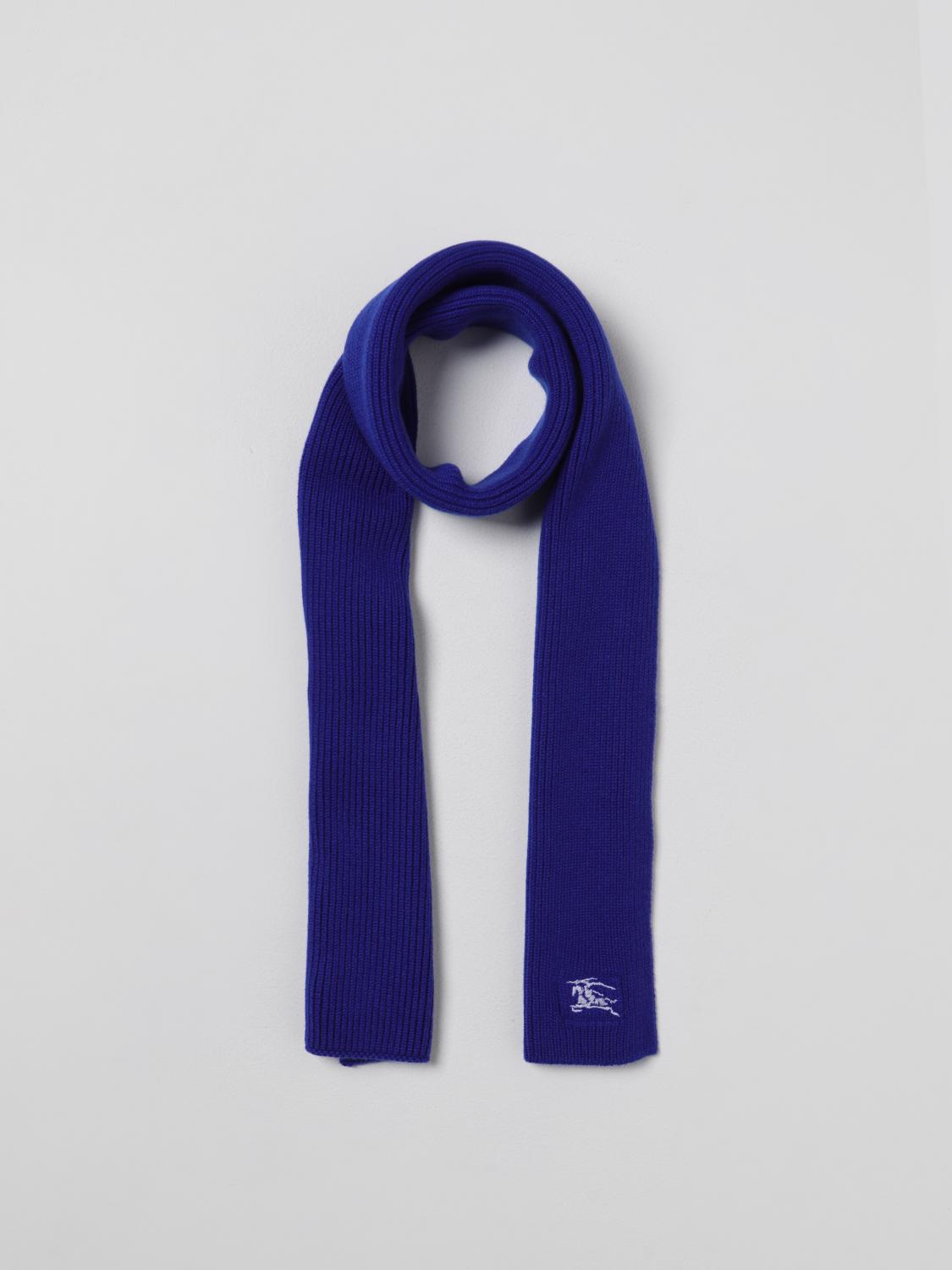 Burberry Scarf Woman Royal Blue