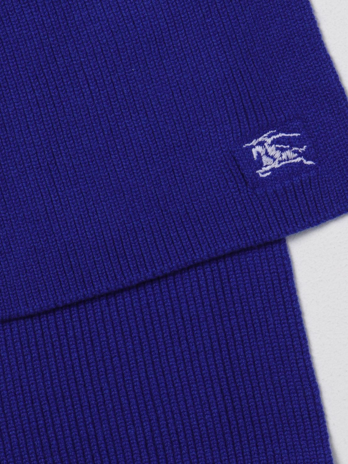 Burberry Scarf Woman Royal Blue