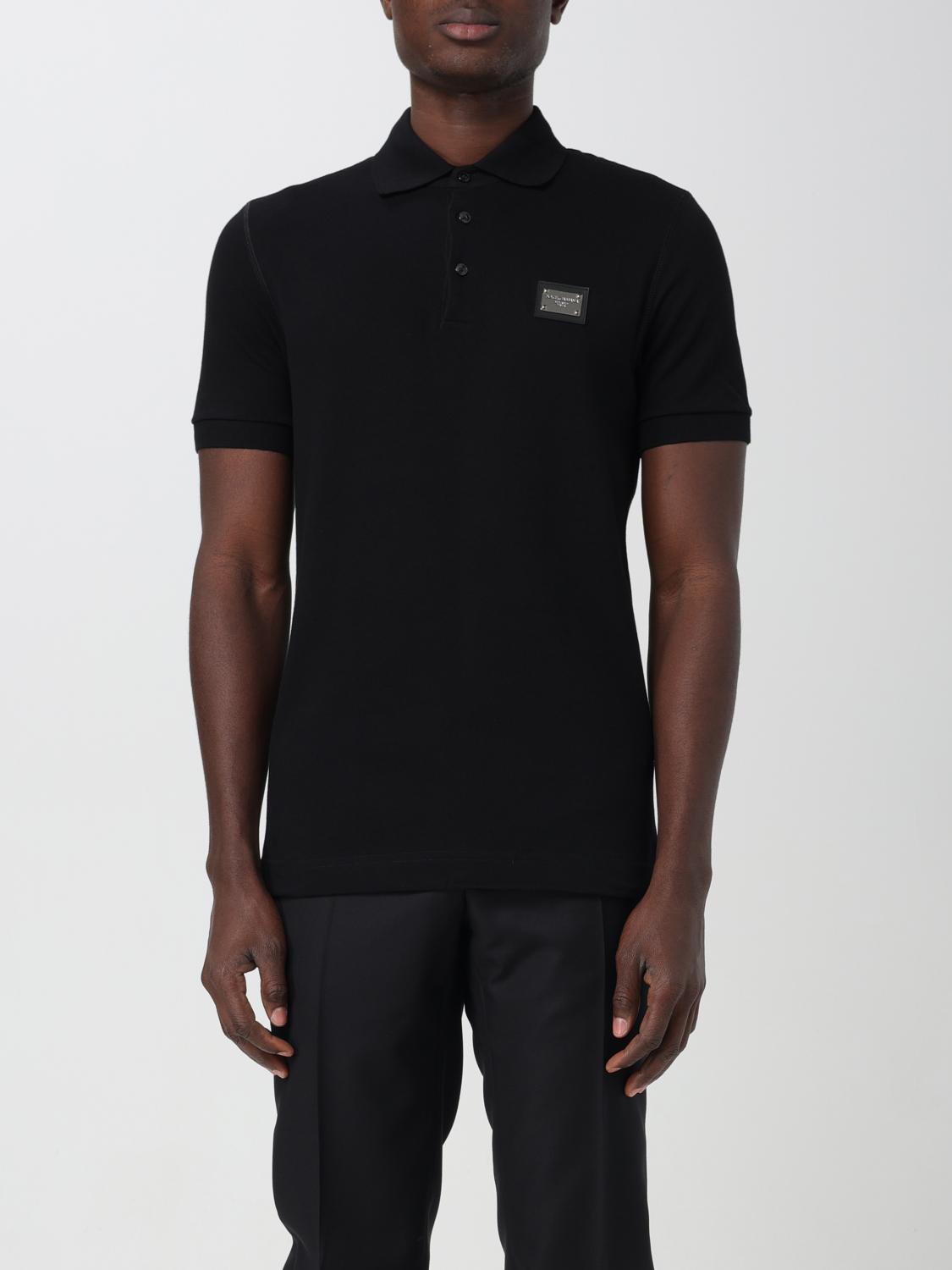 Dolce & Gabbana Polo Shirt Men Black