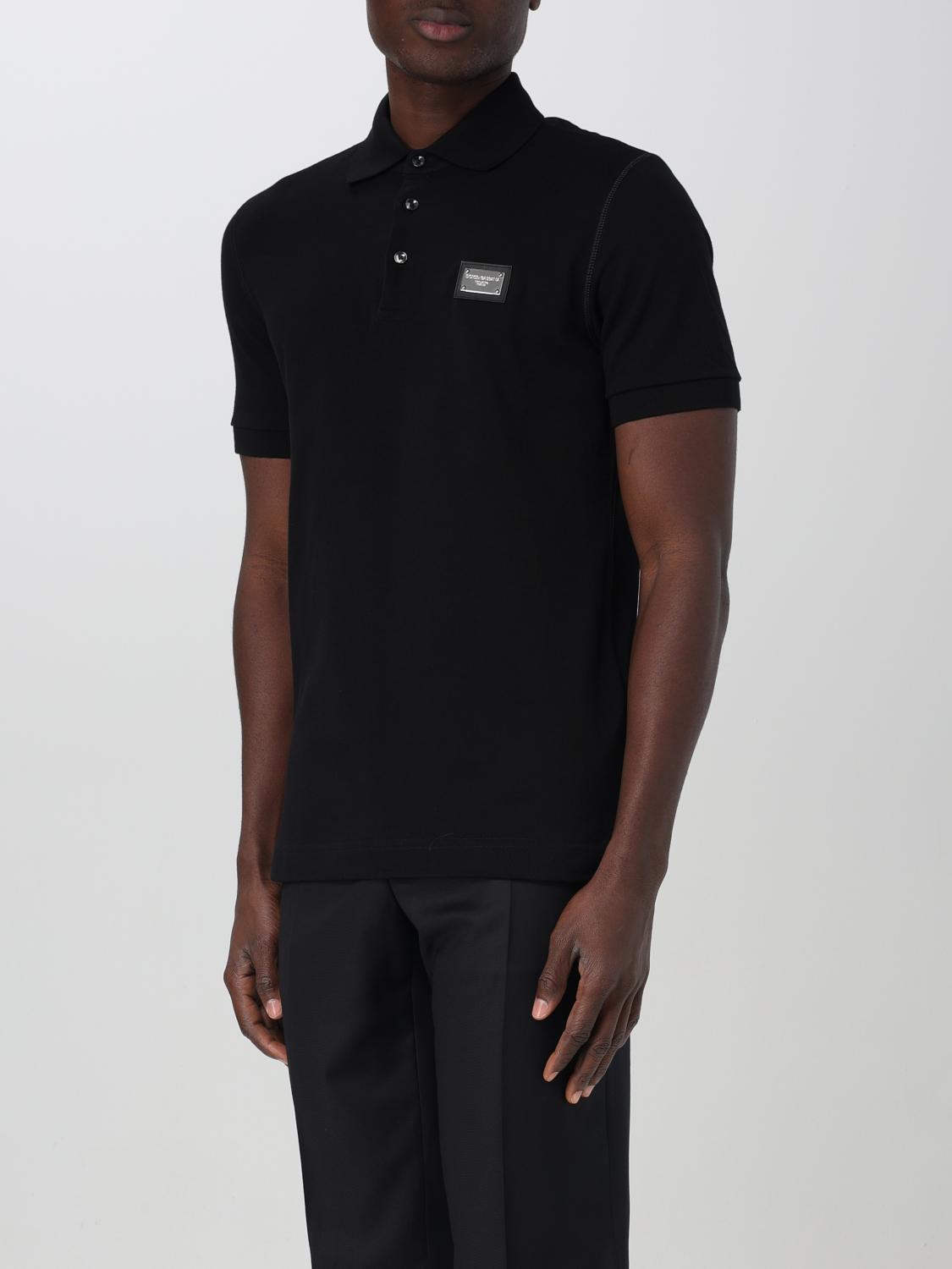Dolce & Gabbana Polo Shirt Men Black