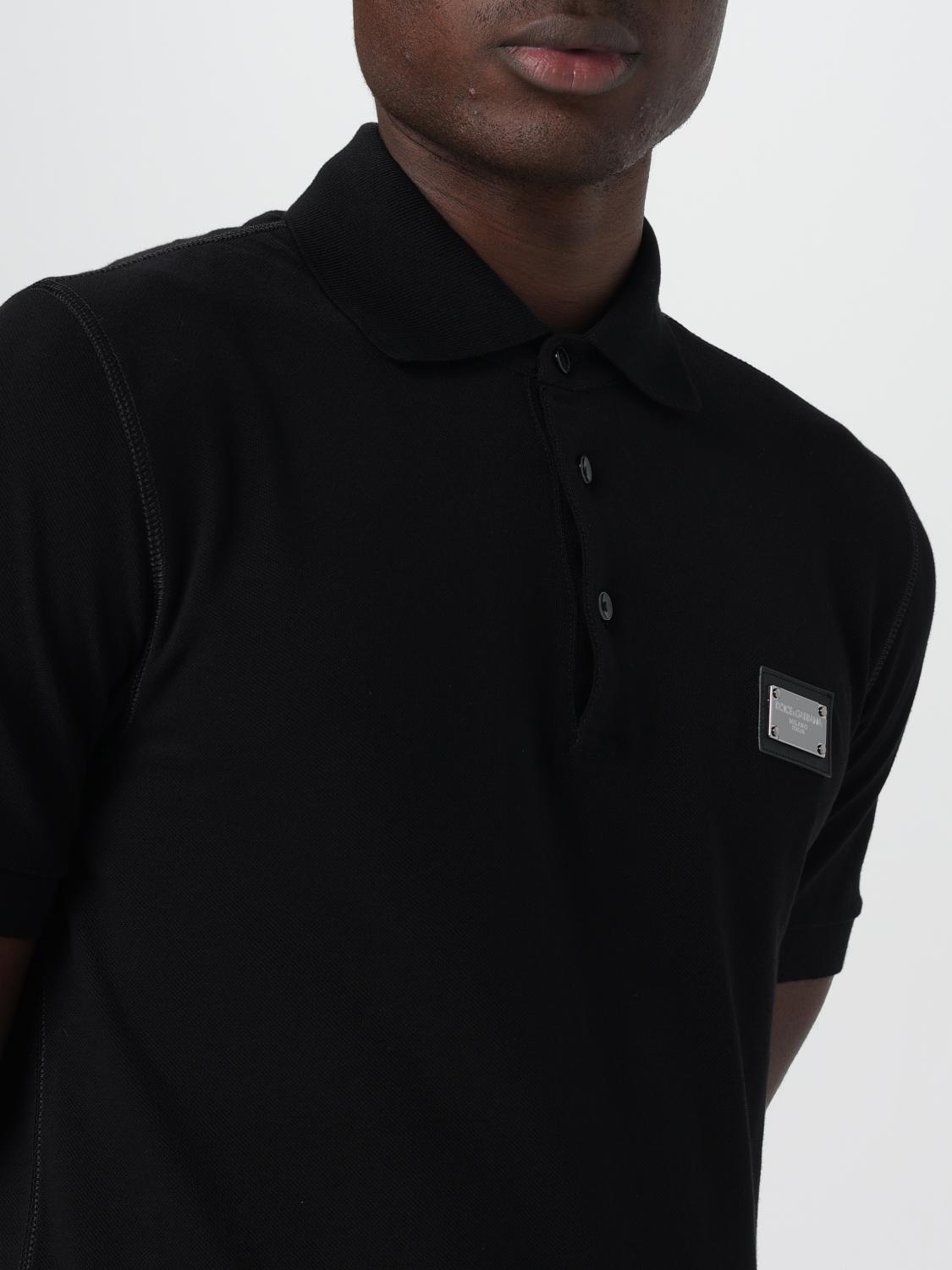Dolce & Gabbana Polo Shirt Men Black
