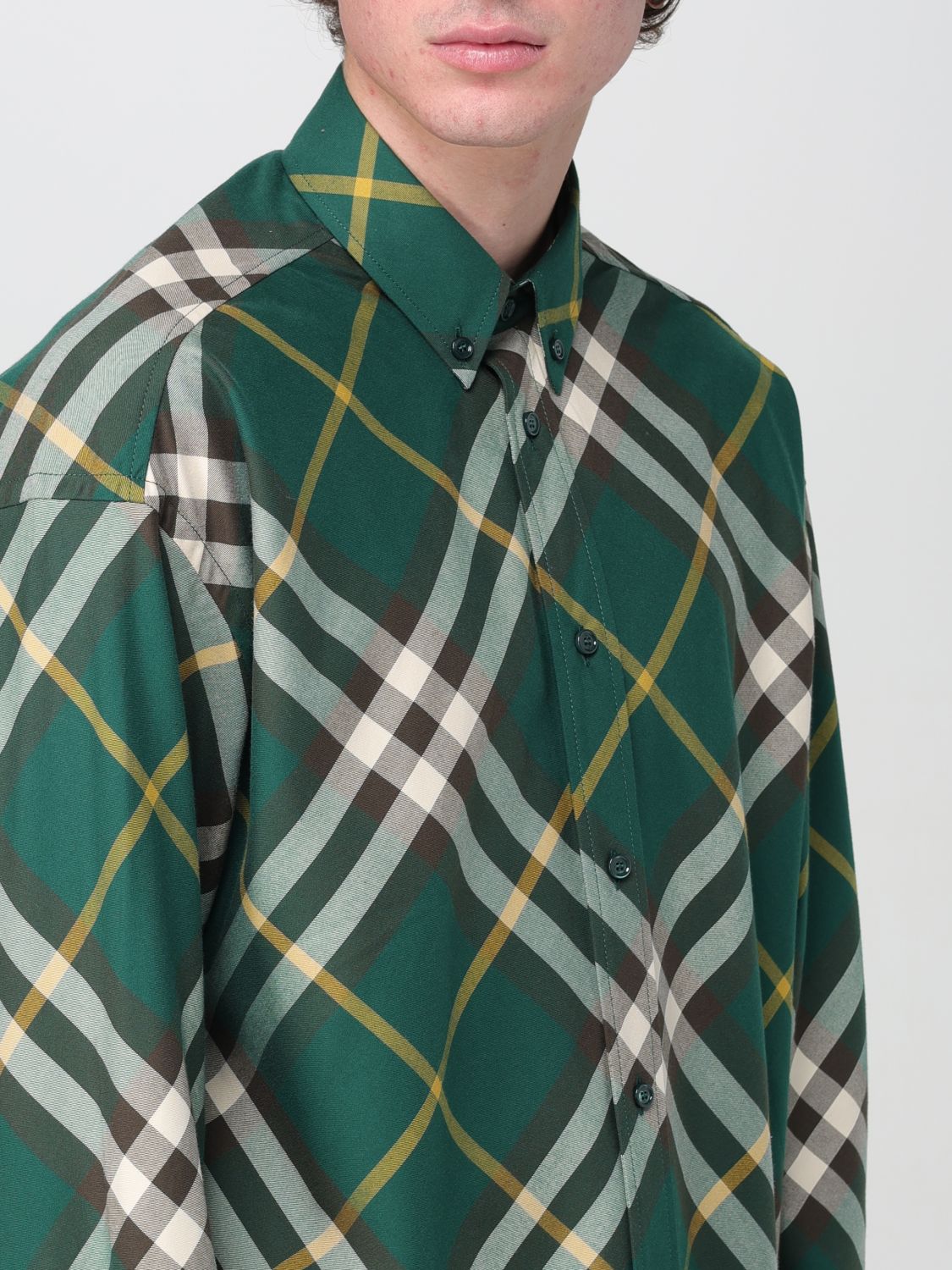 Burberry Shirt Men Ivory