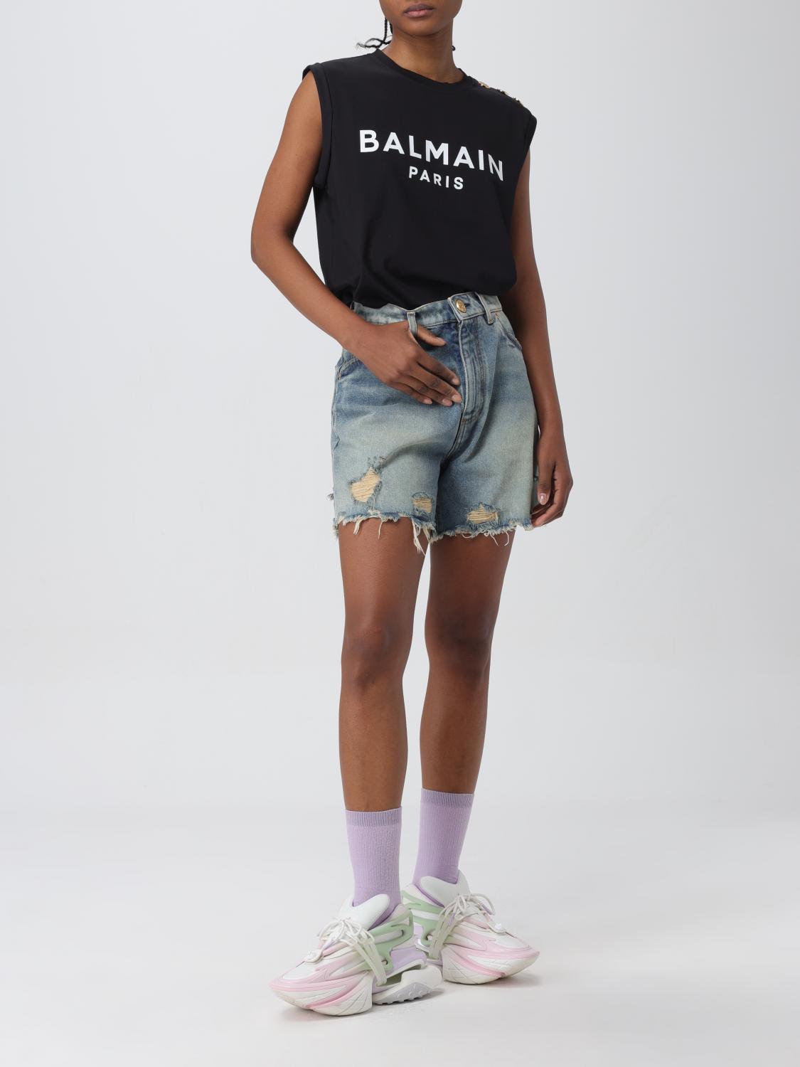 Balmain T Shirt Woman Black