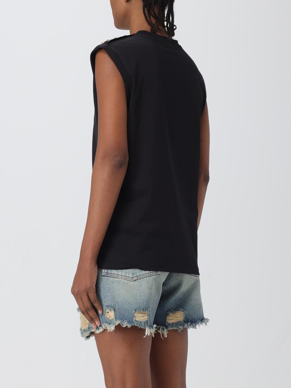 Balmain T Shirt Woman Black