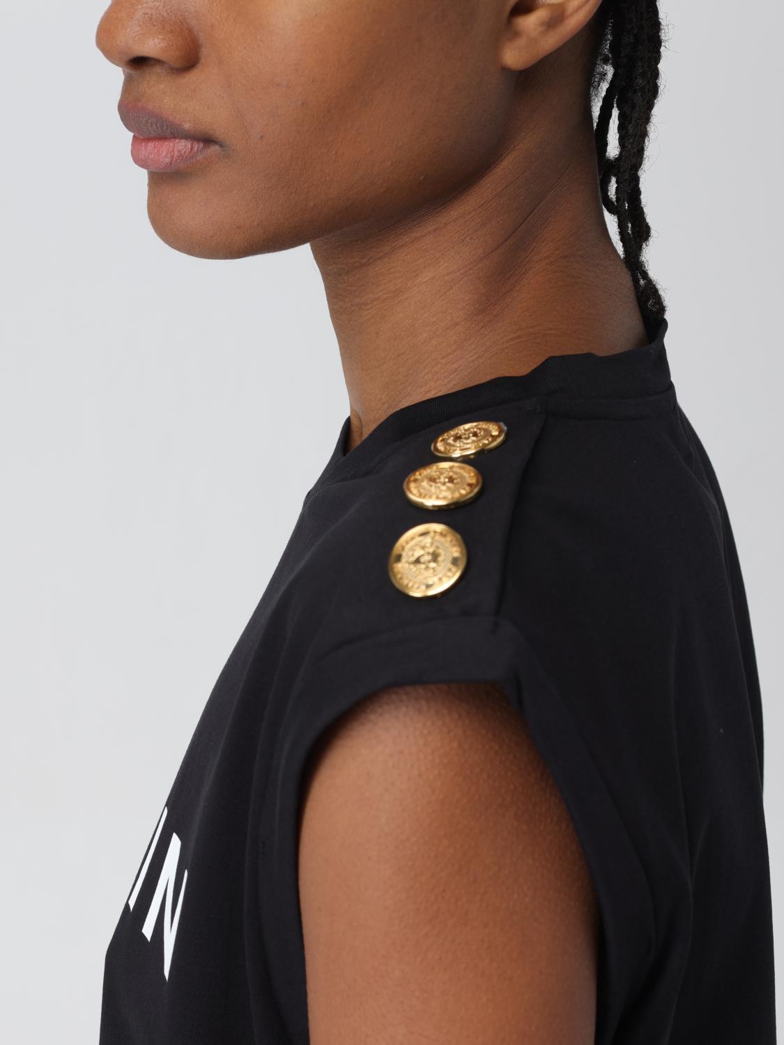 Balmain T Shirt Woman Black