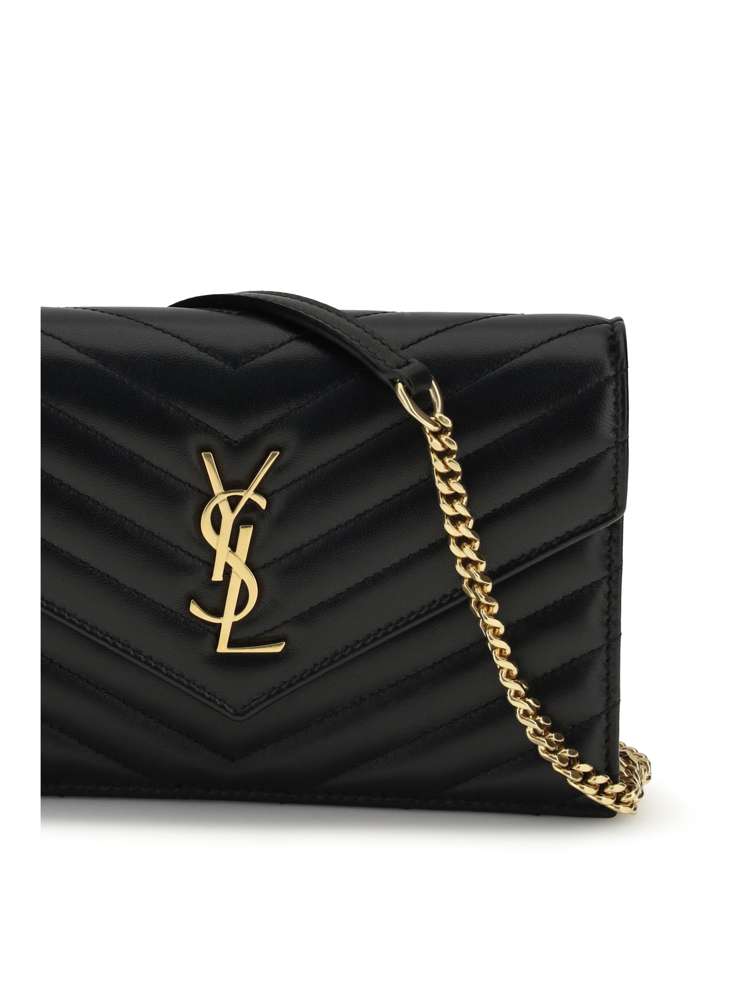SAINT LAURENT Envelope Cassandre Wallet