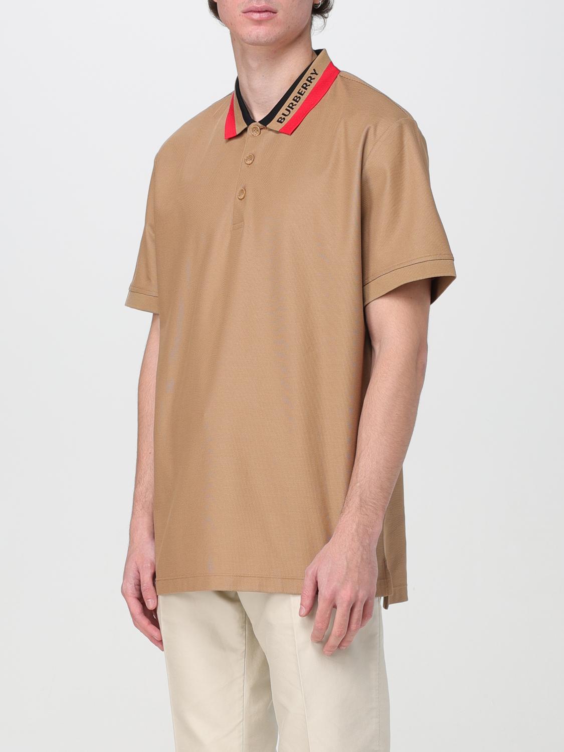 Burberry Polo Shirt Men Beige