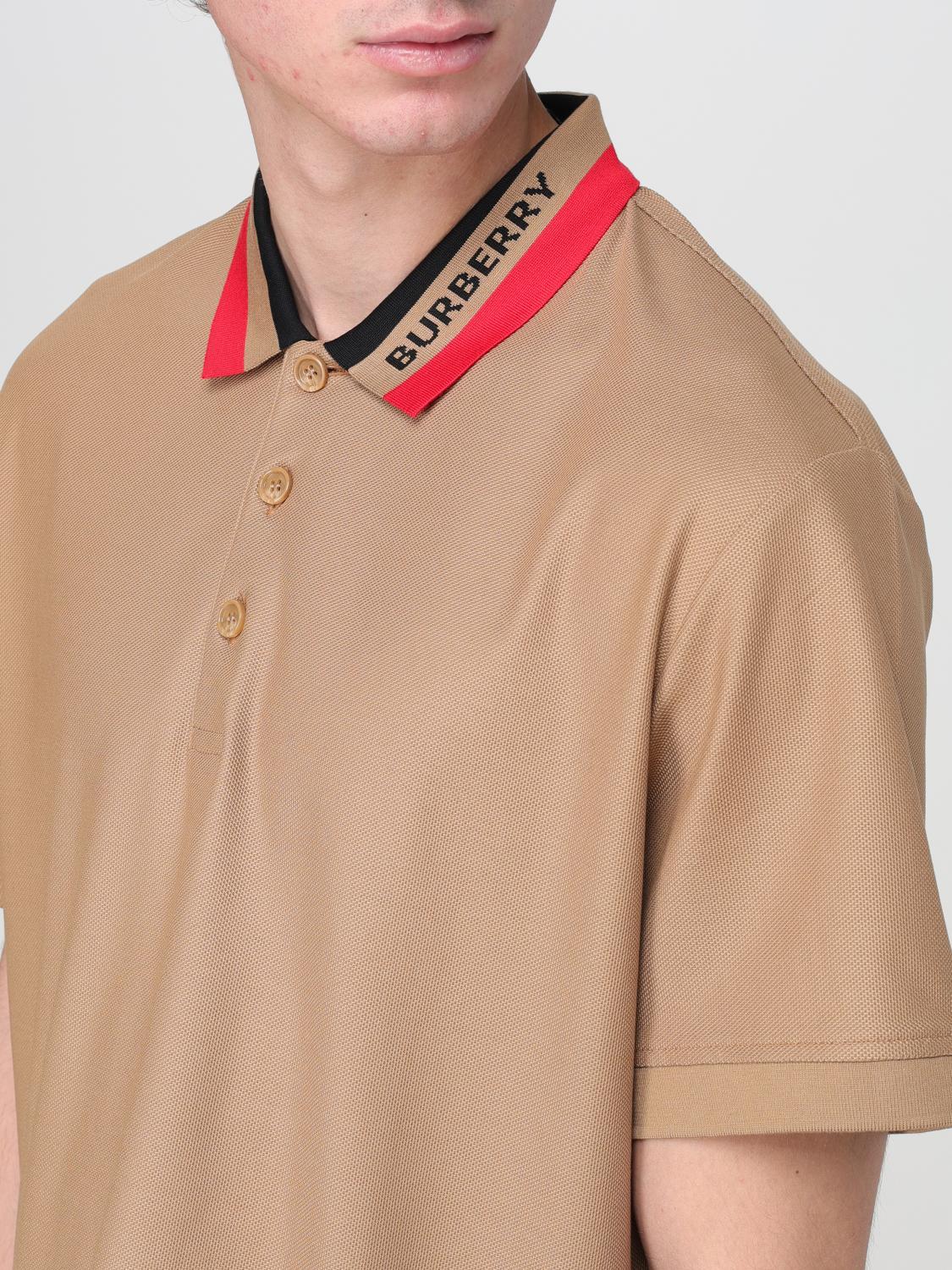 Burberry Polo Shirt Men Beige