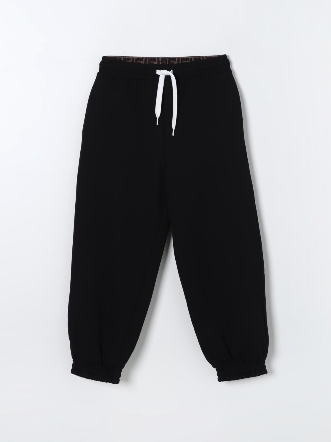Fendi Pants Kids Black