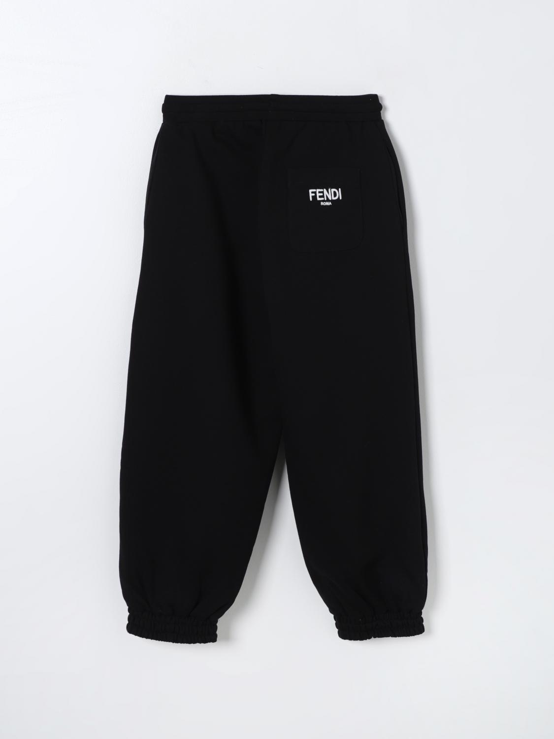 Fendi Pants Kids Black
