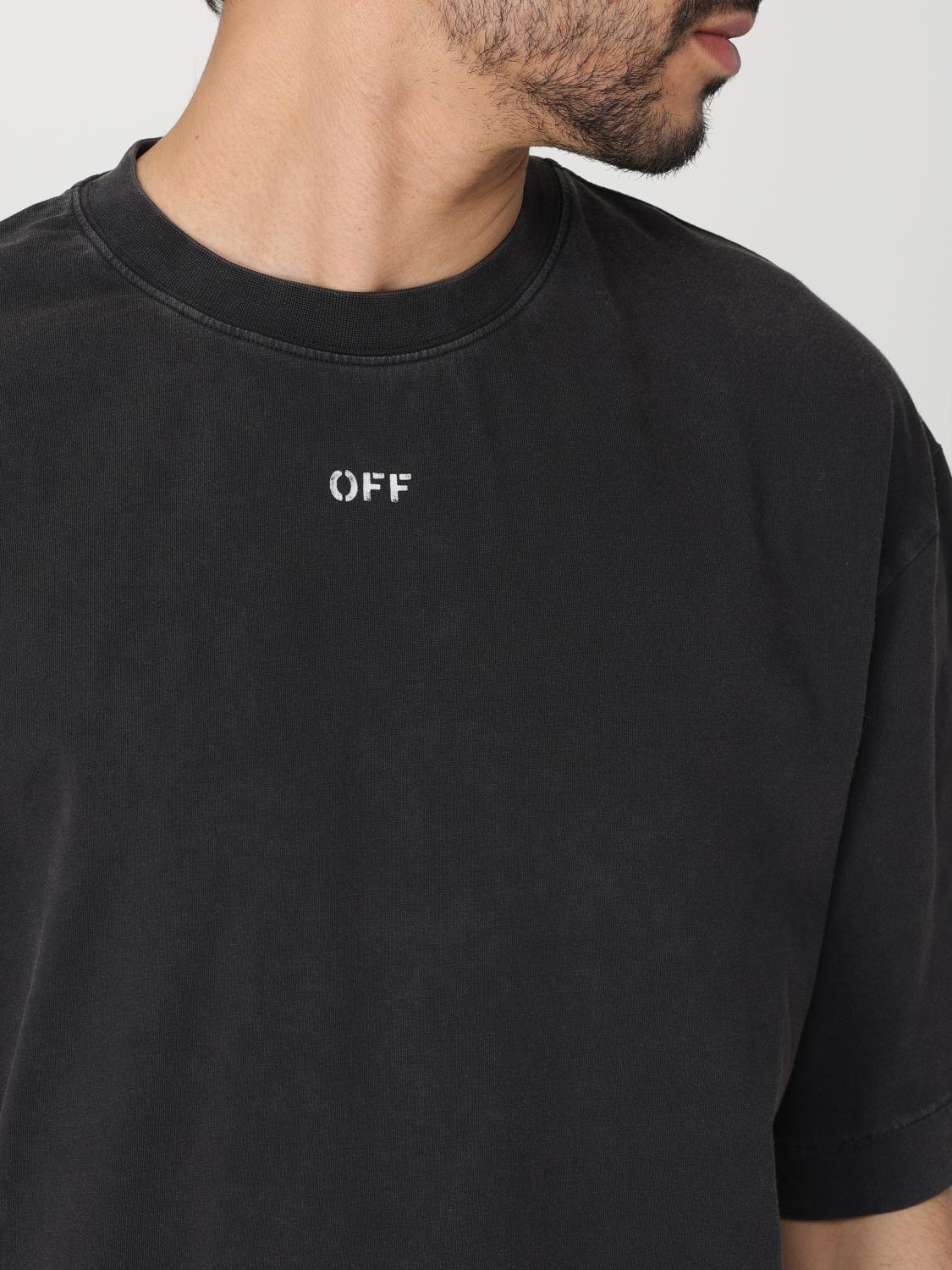 Off White T Shirt Men Black