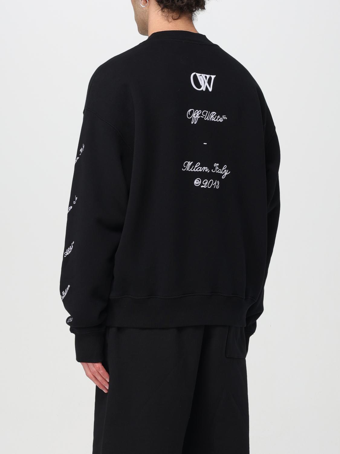 Off White Sweatshirt Men Black