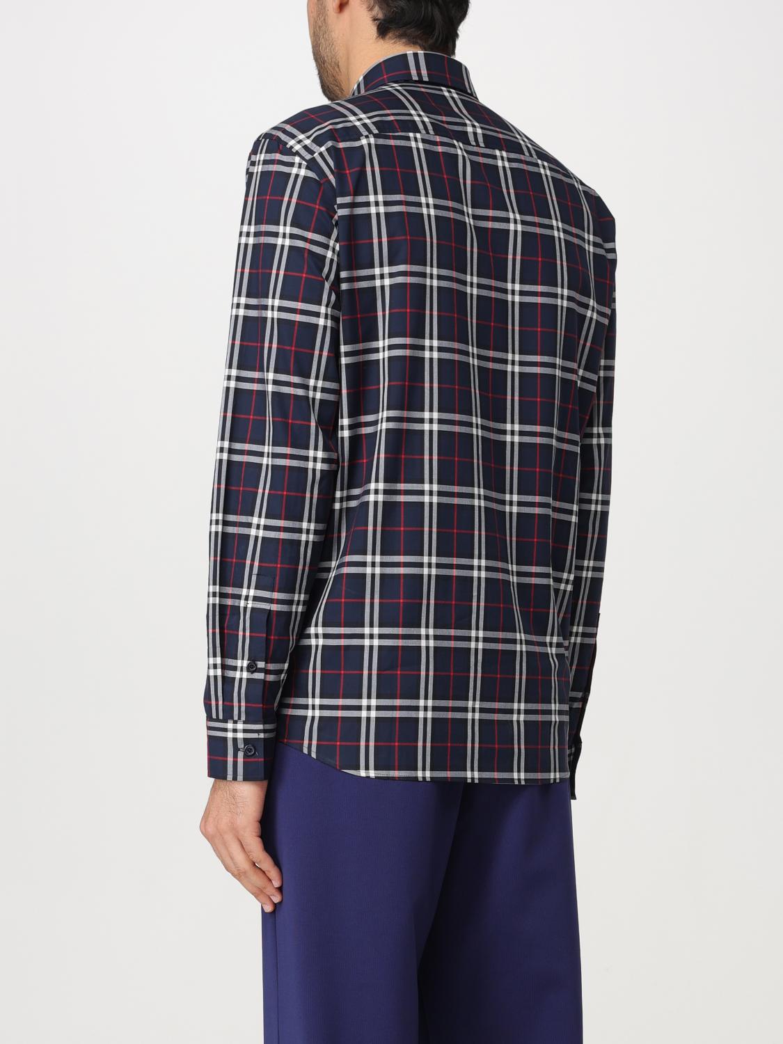 Burberry Shirt Men Blue